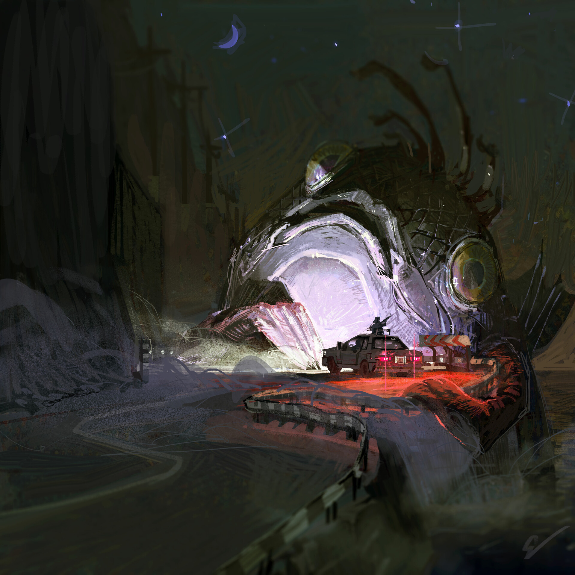 ArtStation - рыбный день