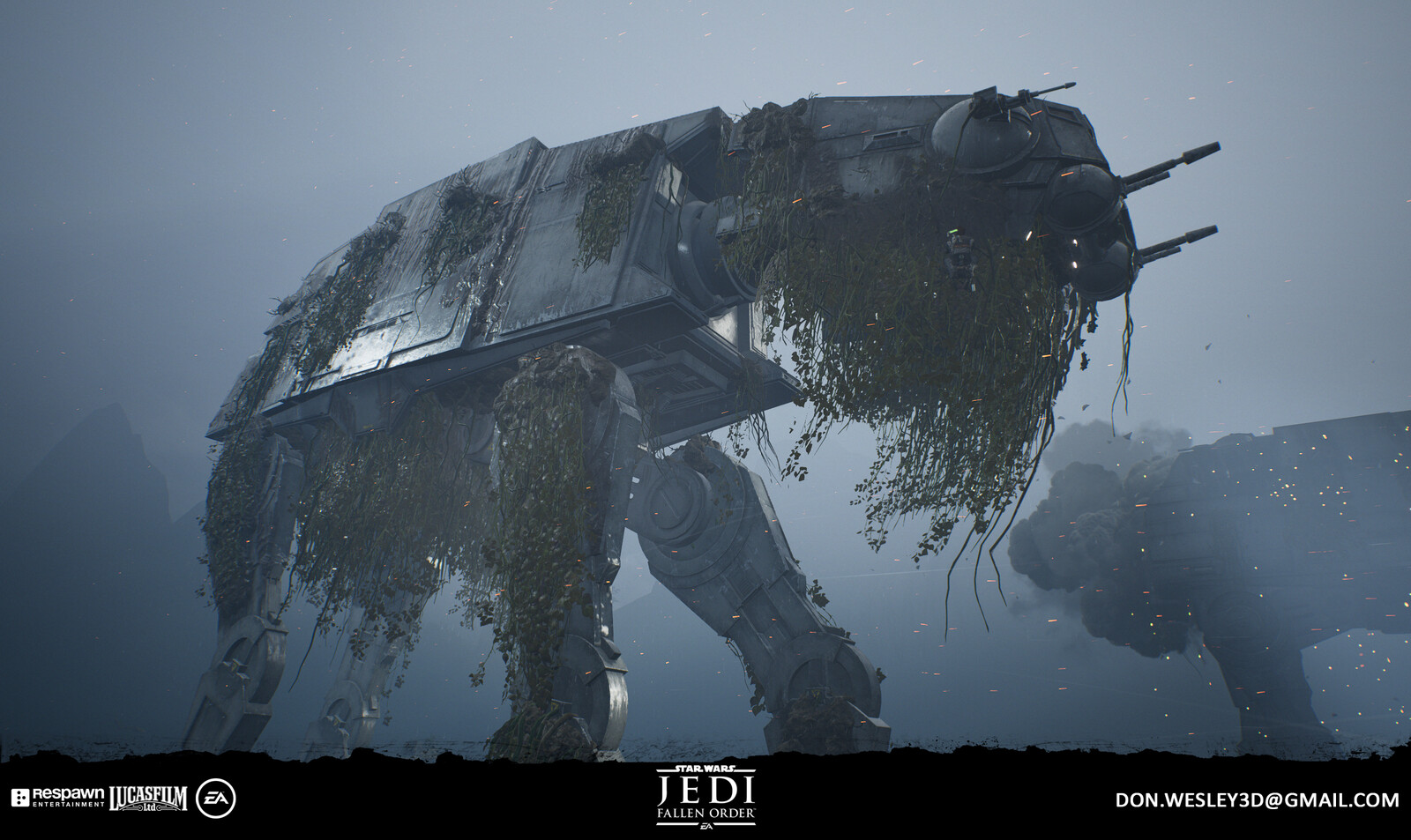 wesley griffith Jedi Fallen Order ATAT Exterior