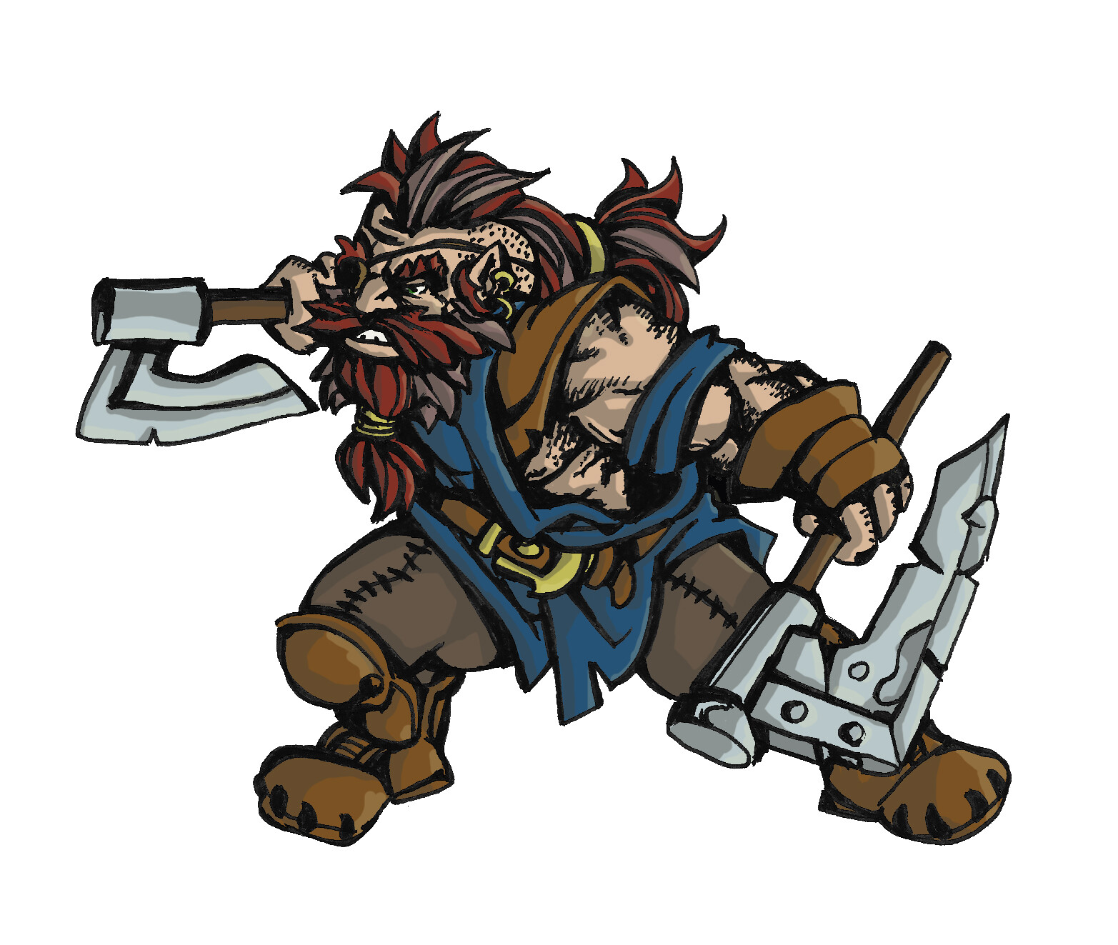 Dwarf Fighter / Barbarian