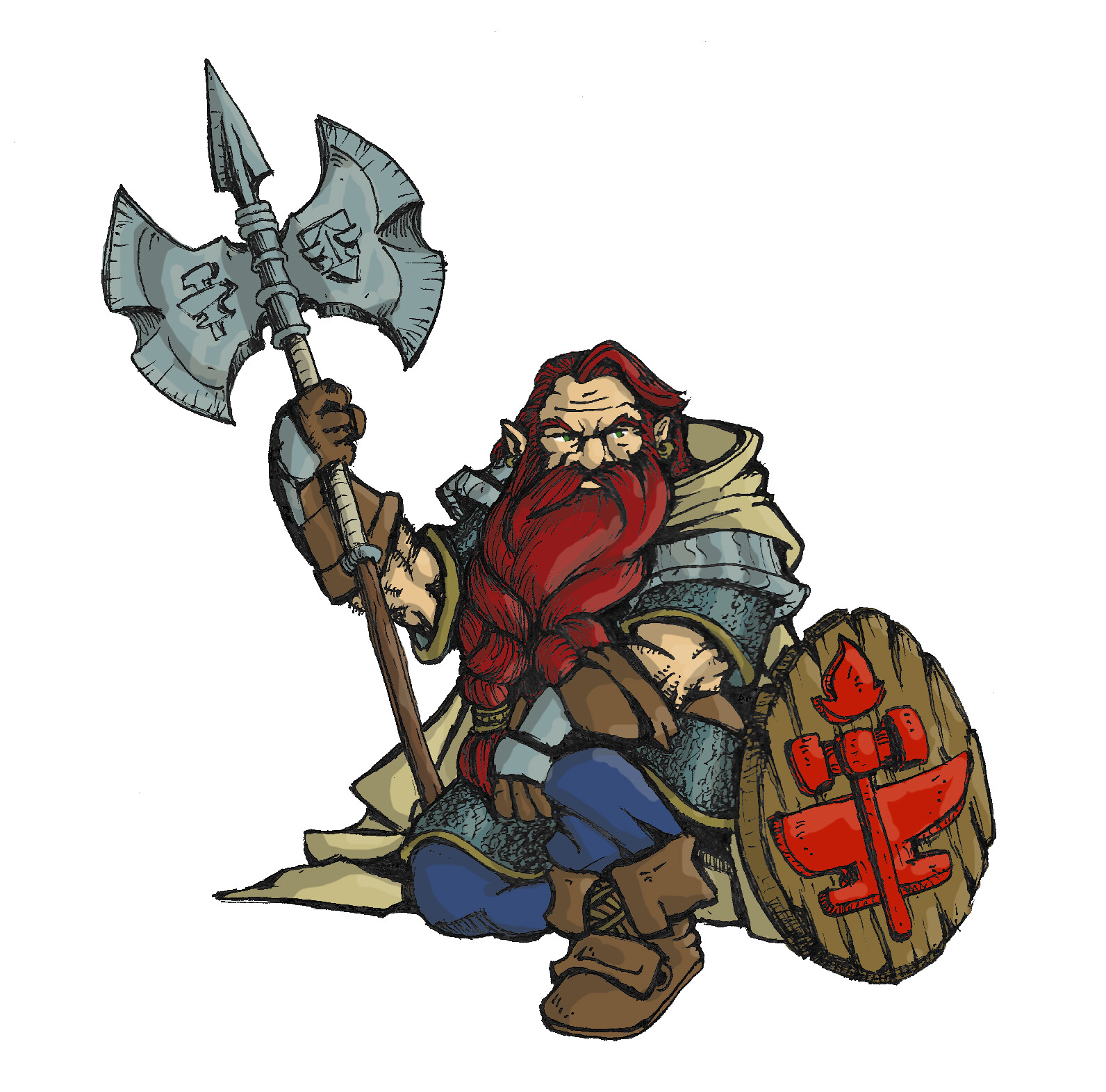 Dwarf Fighter / Cleric
