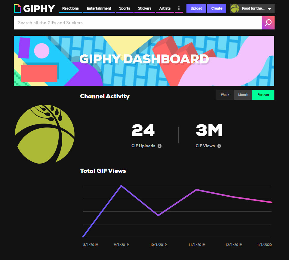 Over 3 Million Views since November 2019!

View the pack here:
https://giphy.com/FoodForTheHungry