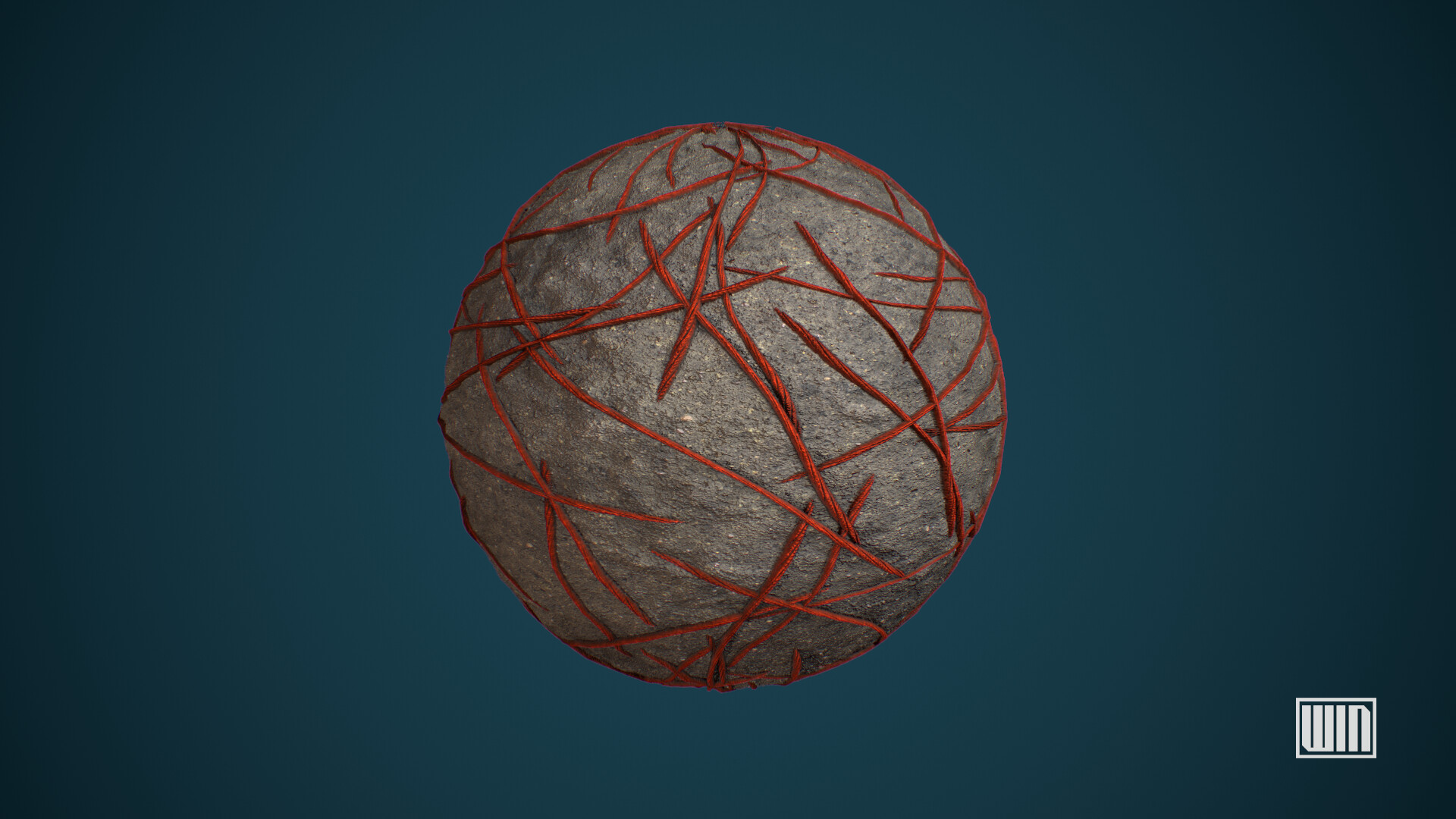 Kawin Paopooree - rope in ground tileable texture : PBR Procedural