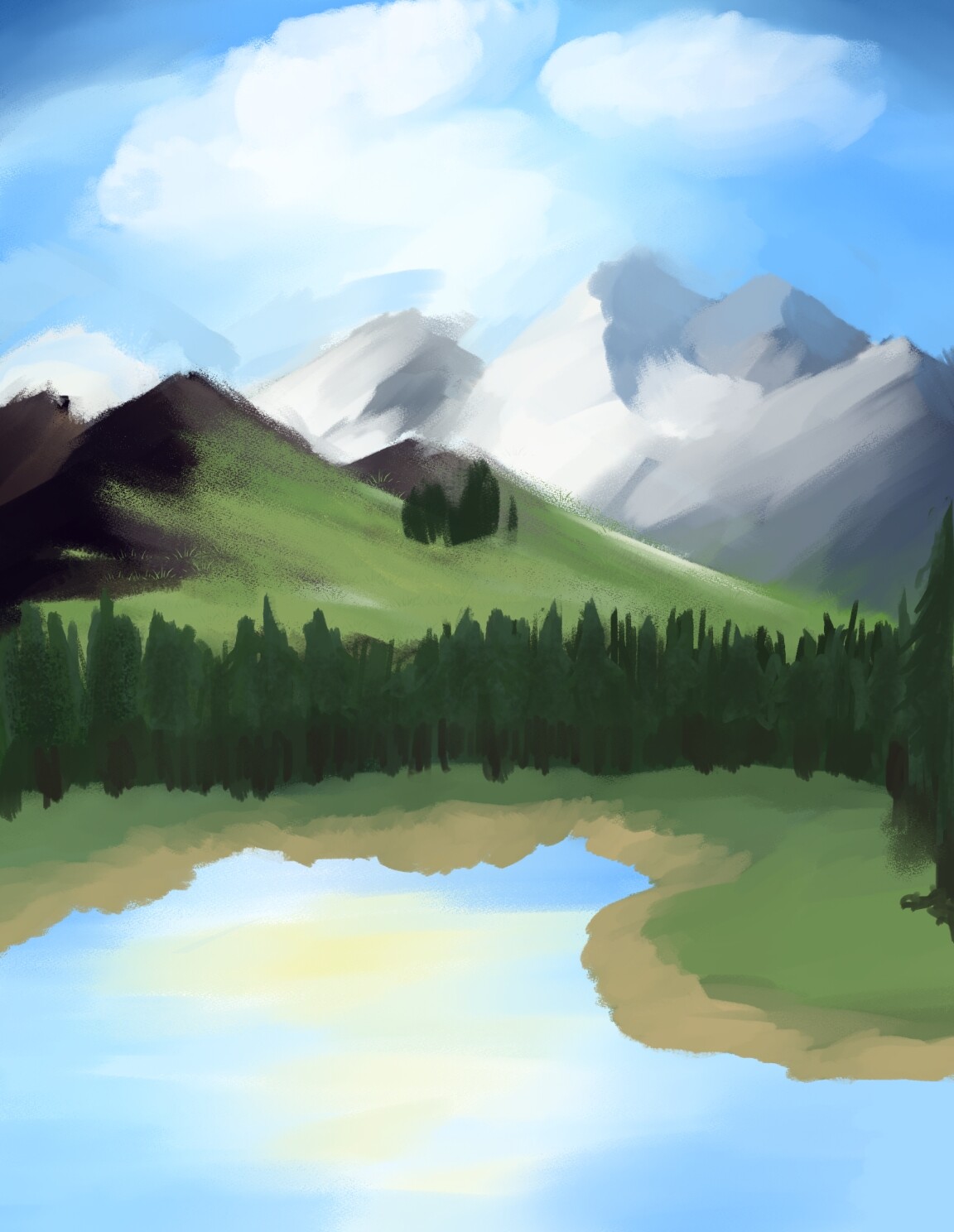 Bevrei Langsley Mountain Lake Thingy