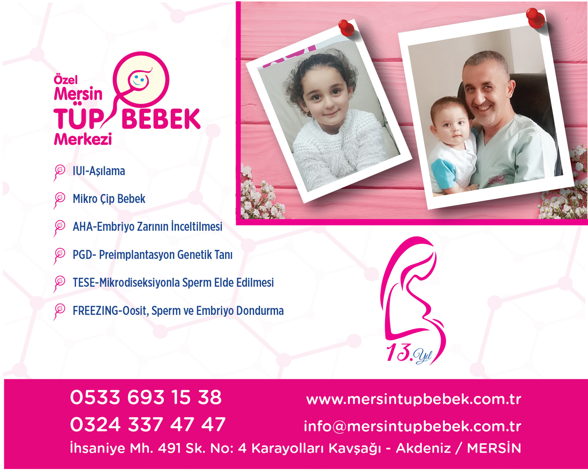 Oguz Kaan Tartar Mersin Tup Bebek Hastanesi Masa Takvimi
