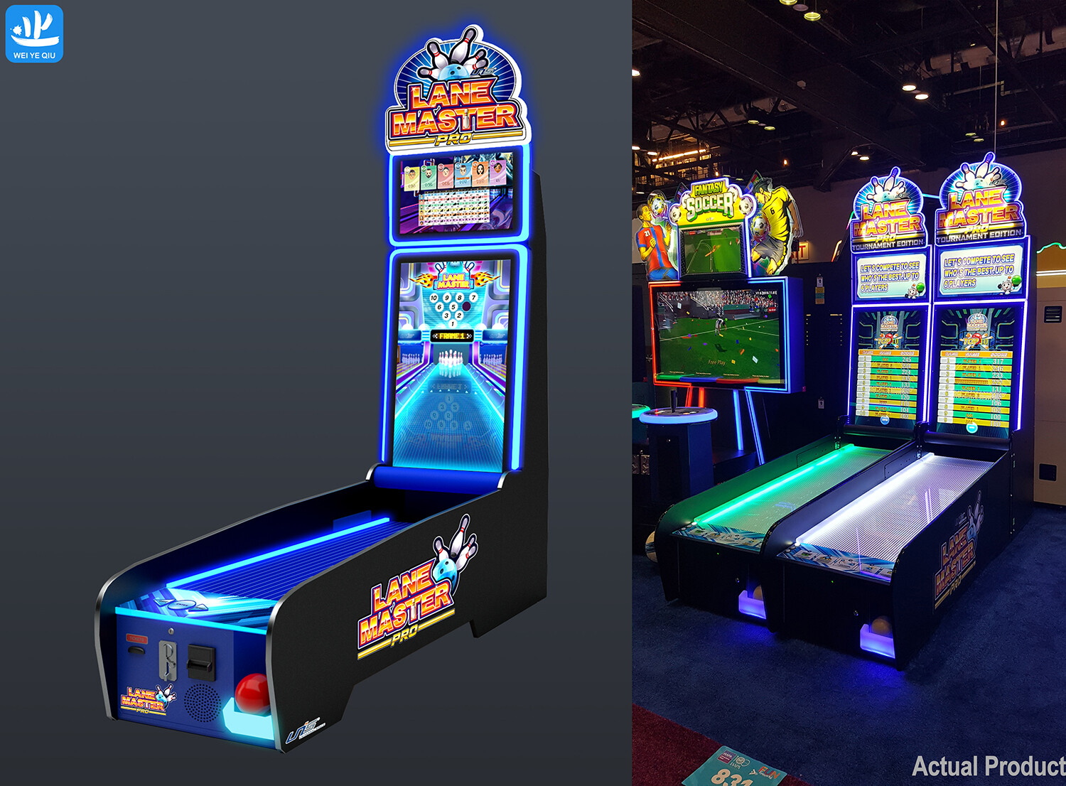 William Qiu Video Redemption Arcade game Lane Master