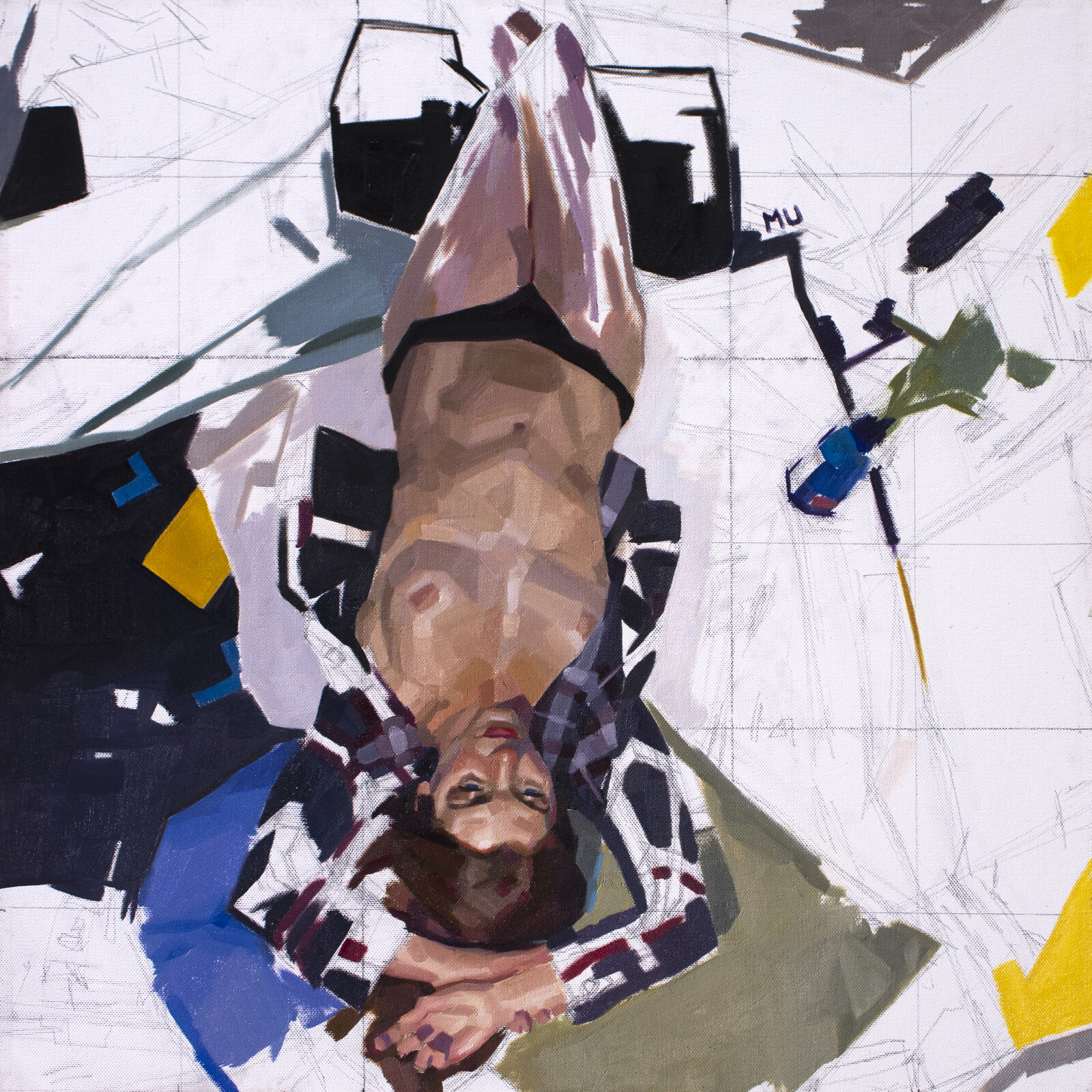 Top-down figure study