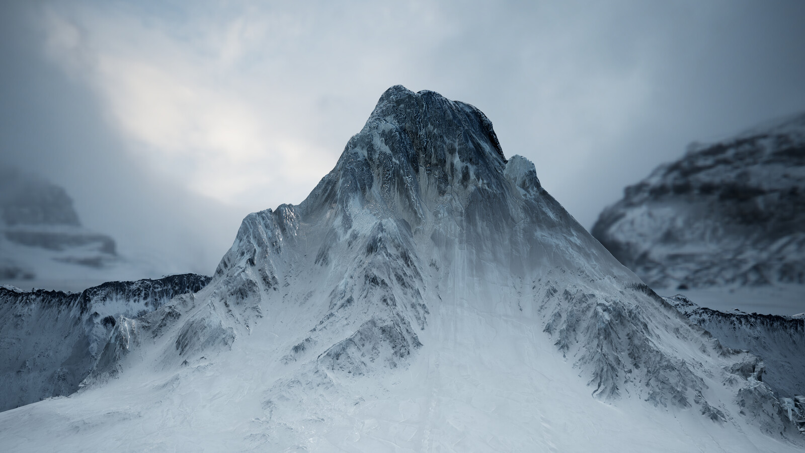 Snowy Mountain / Glacier for Unreal 4