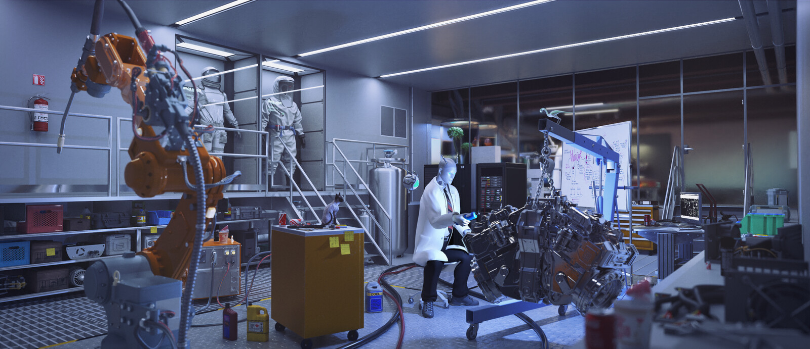 New tech must always be crafted  in order to explore some of the more bizarre and dangerous islands,