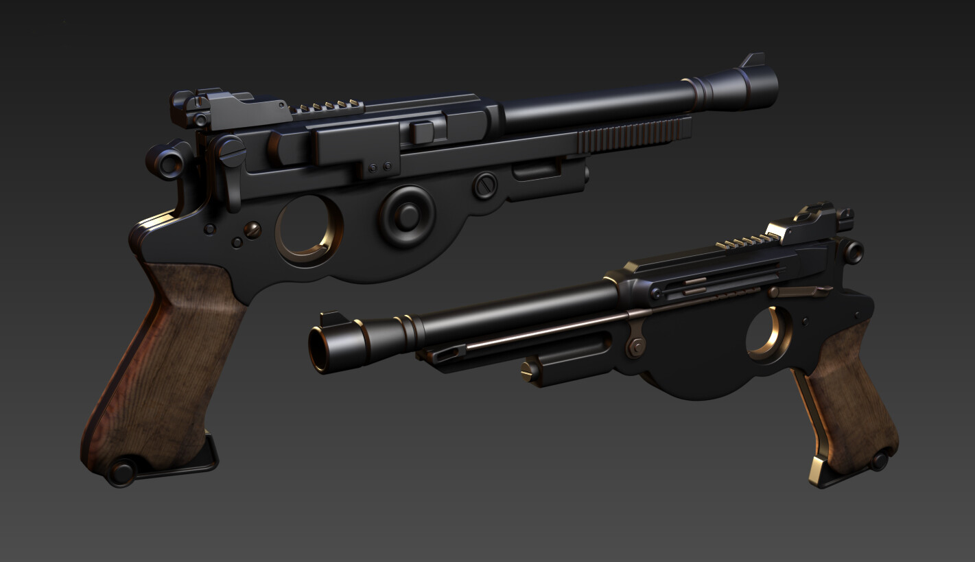the mandalorian flying with blaster