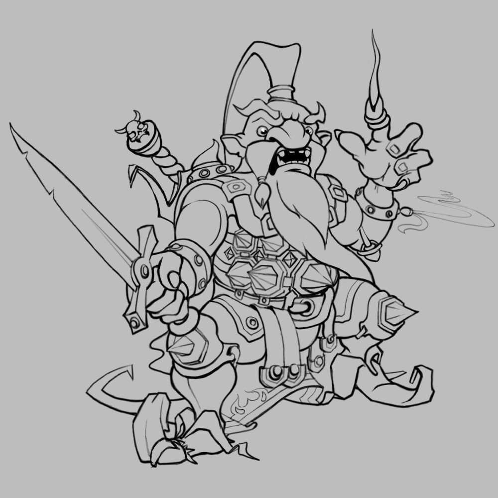                           gnome swordsman