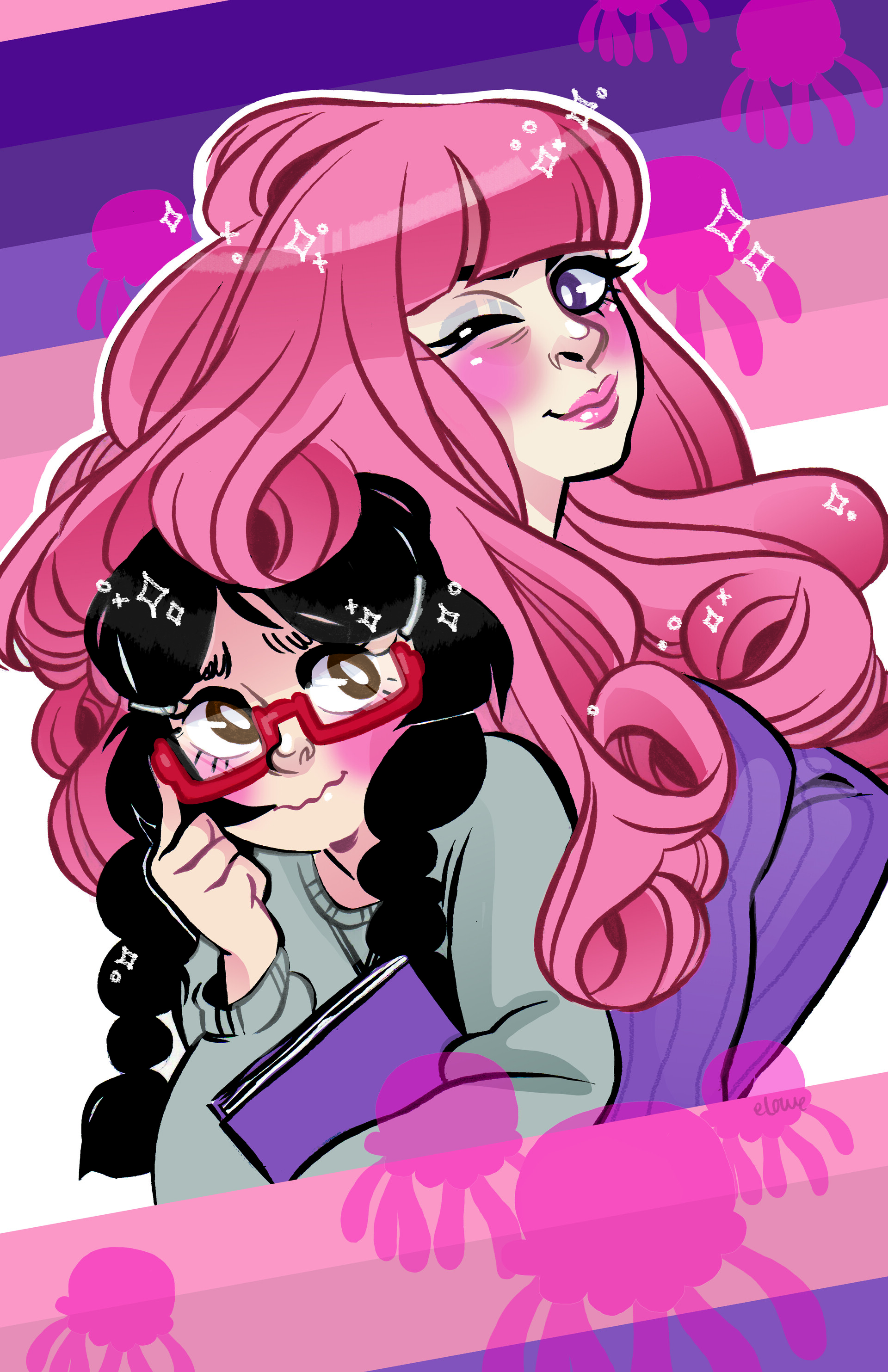 Artstation Princess Jellyfish Erin Lowe