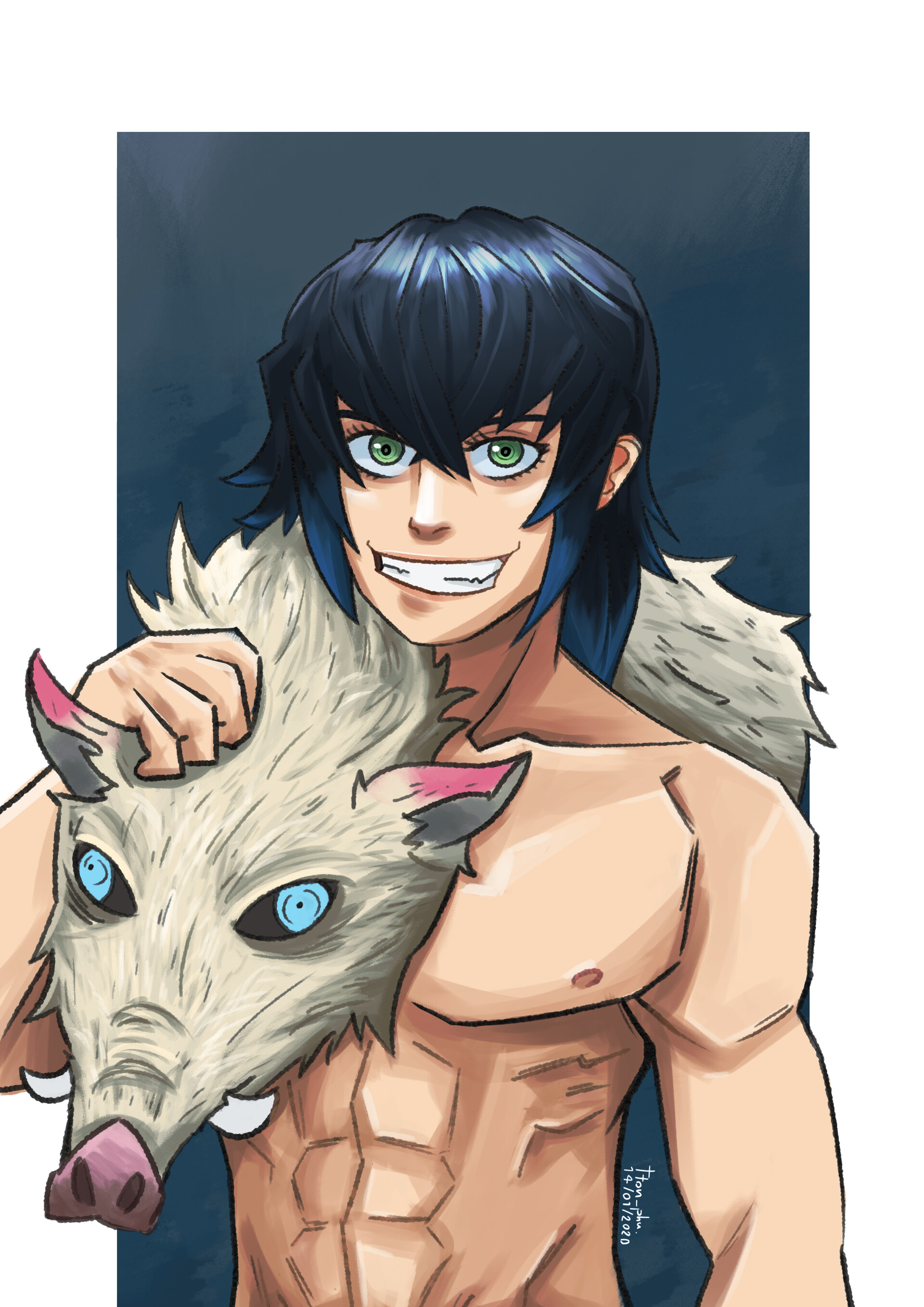 Tanapong Phukanen Inosuke Hashibira Fanart