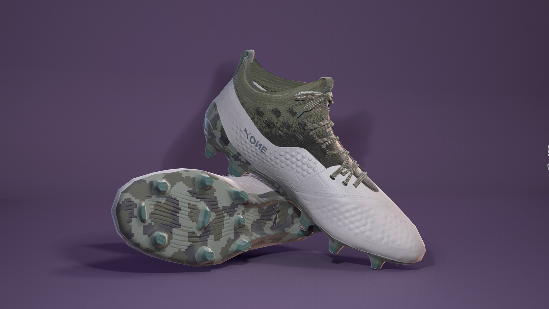 Por Oso polar Pesimista Manfred Fernandes - Camouflage Puma ONE 'Attack Pack' Cleat