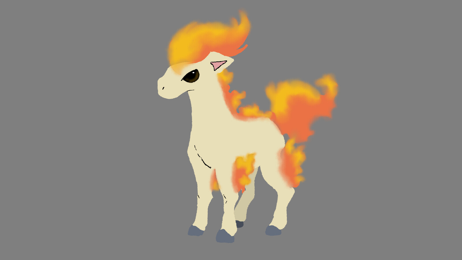 Prompt: Ponyta