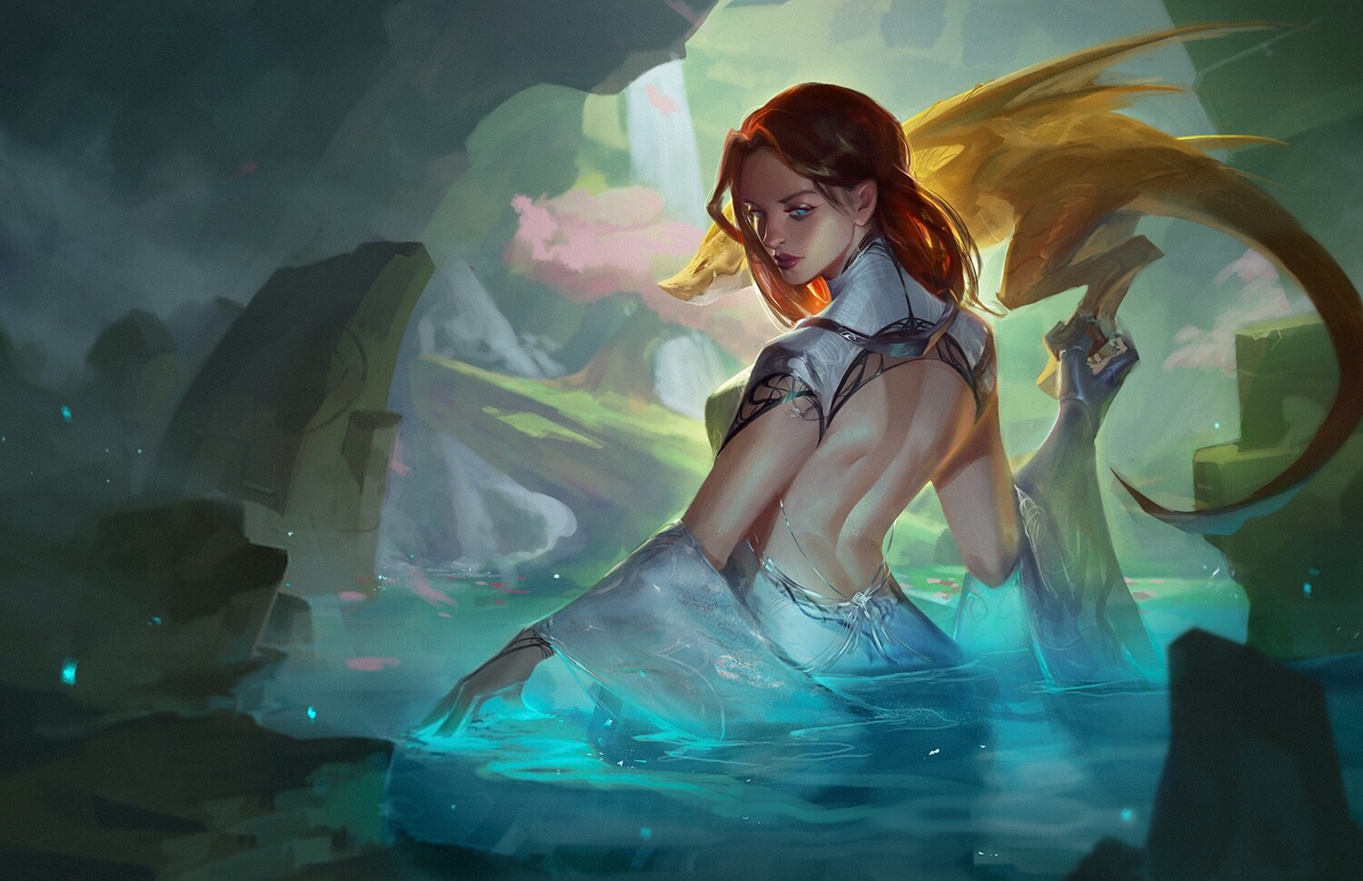 Dragon and girl 2