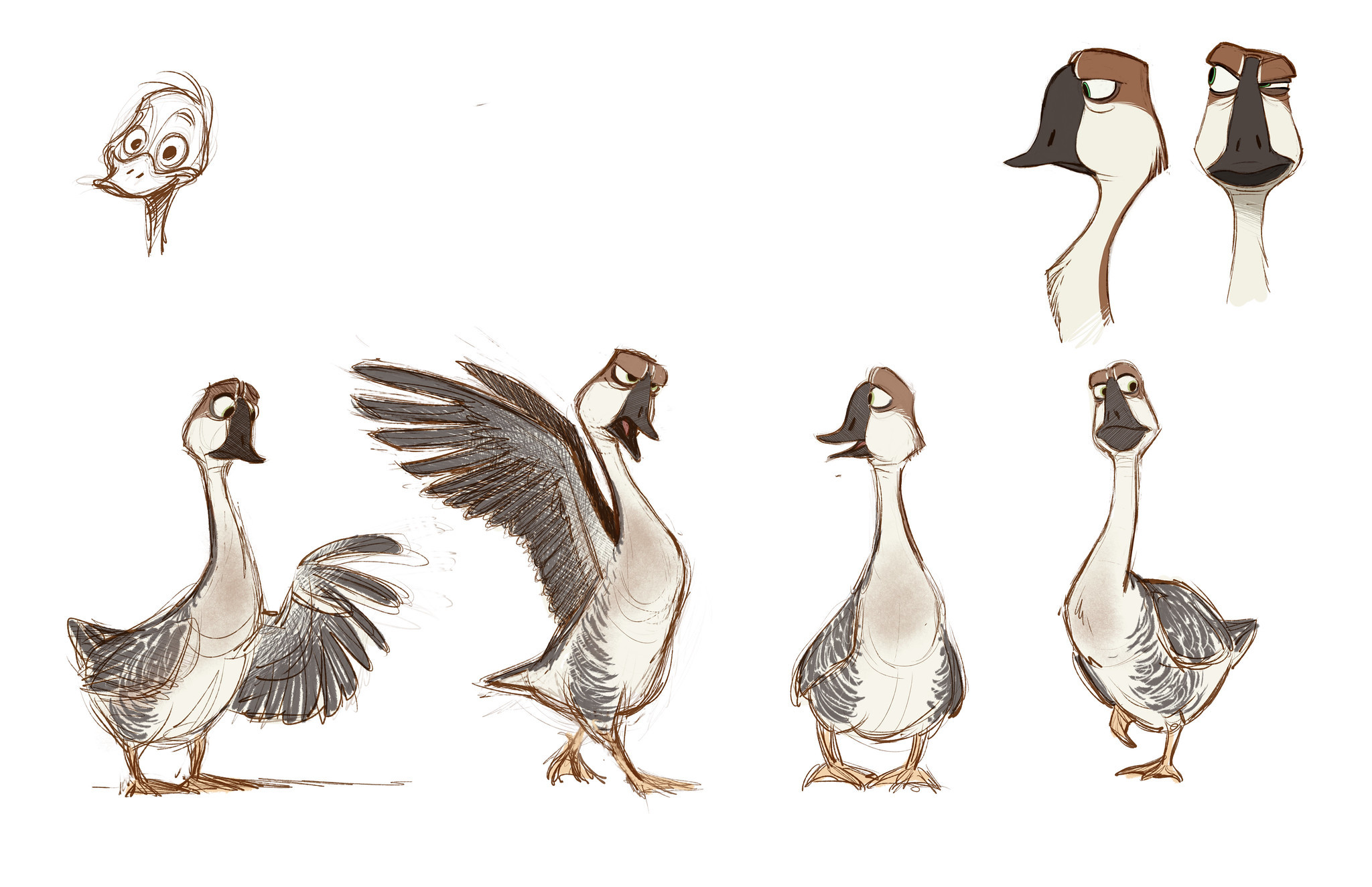 Sylvain deboissy duck duck goose character design 2018 