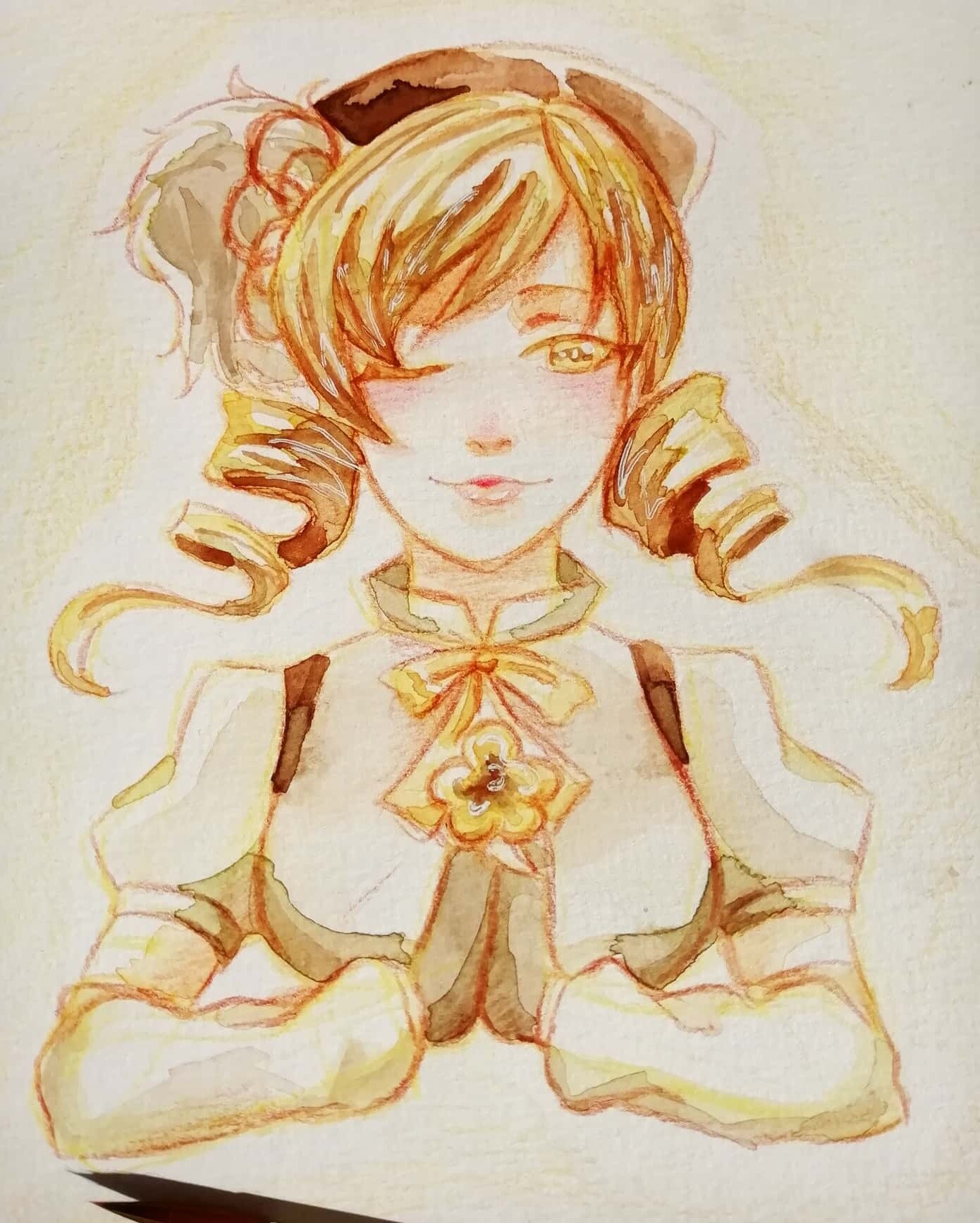 Claudia Alcantara Lopez Mami Tomoe Watercolor Fanart Want to discover art related to mami_tomoe? mami tomoe watercolor fanart