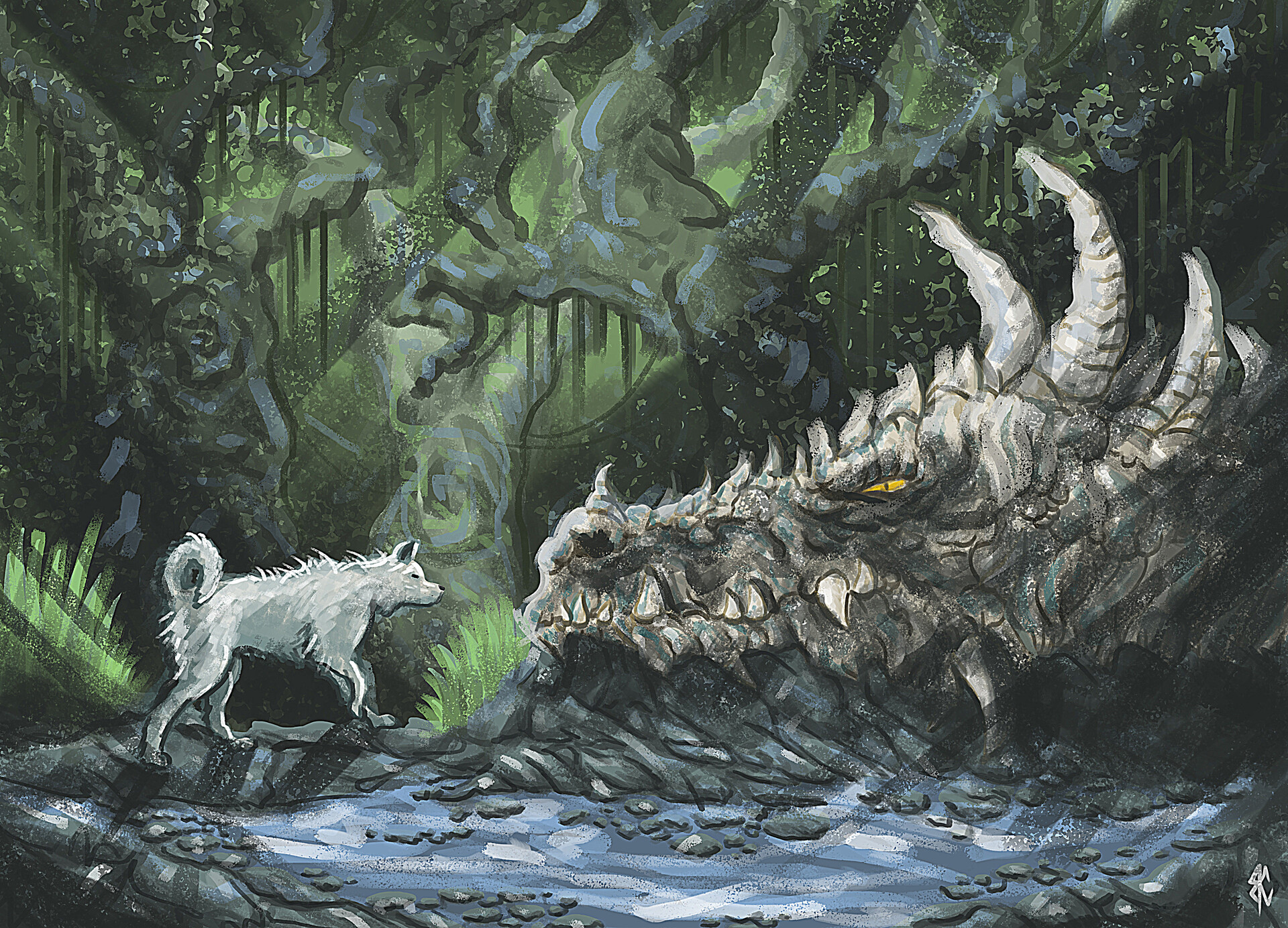 ArtStation The Sleeping Dragon