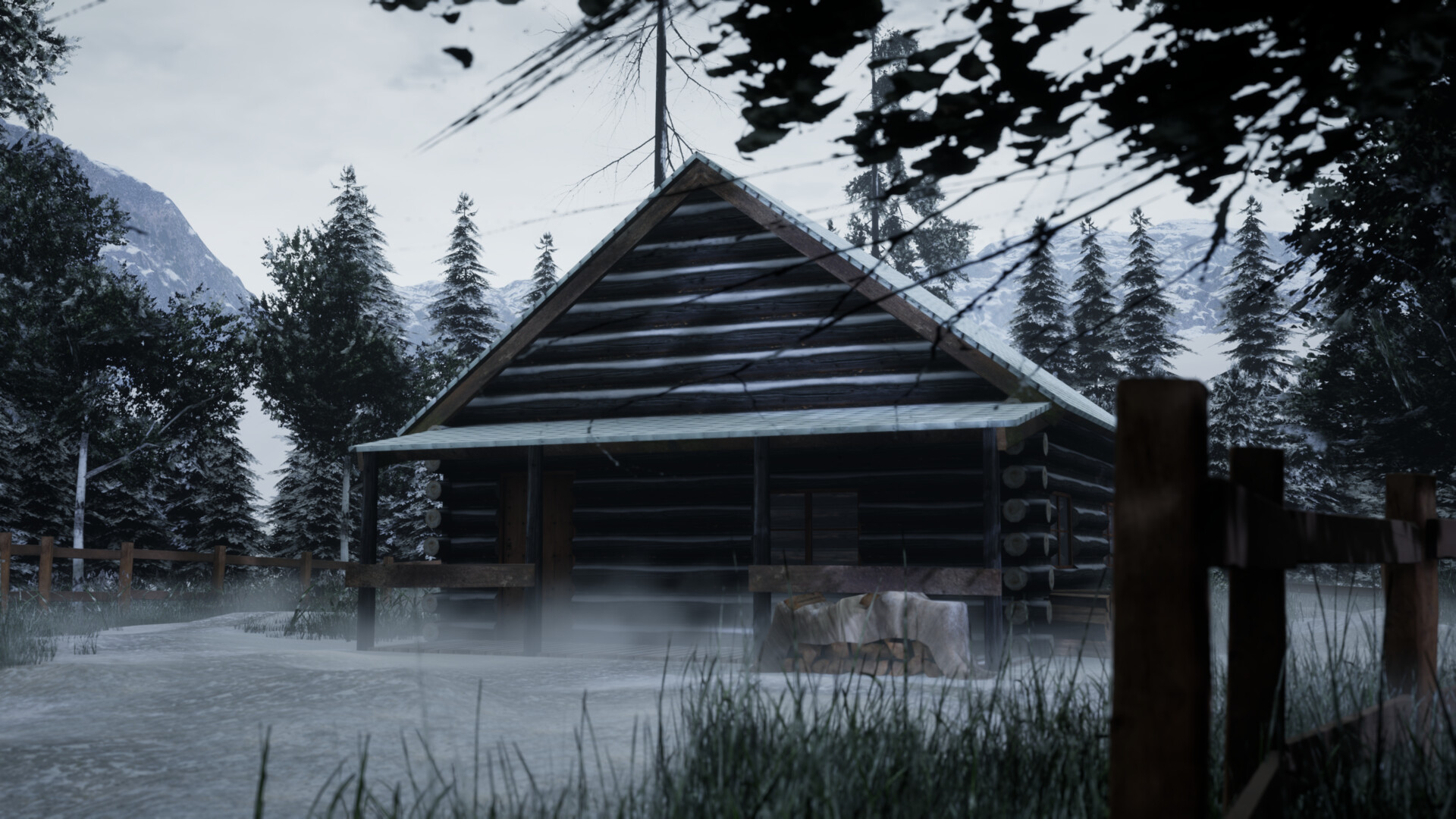 Artstation Snow Pathway Guadalupe Munoz