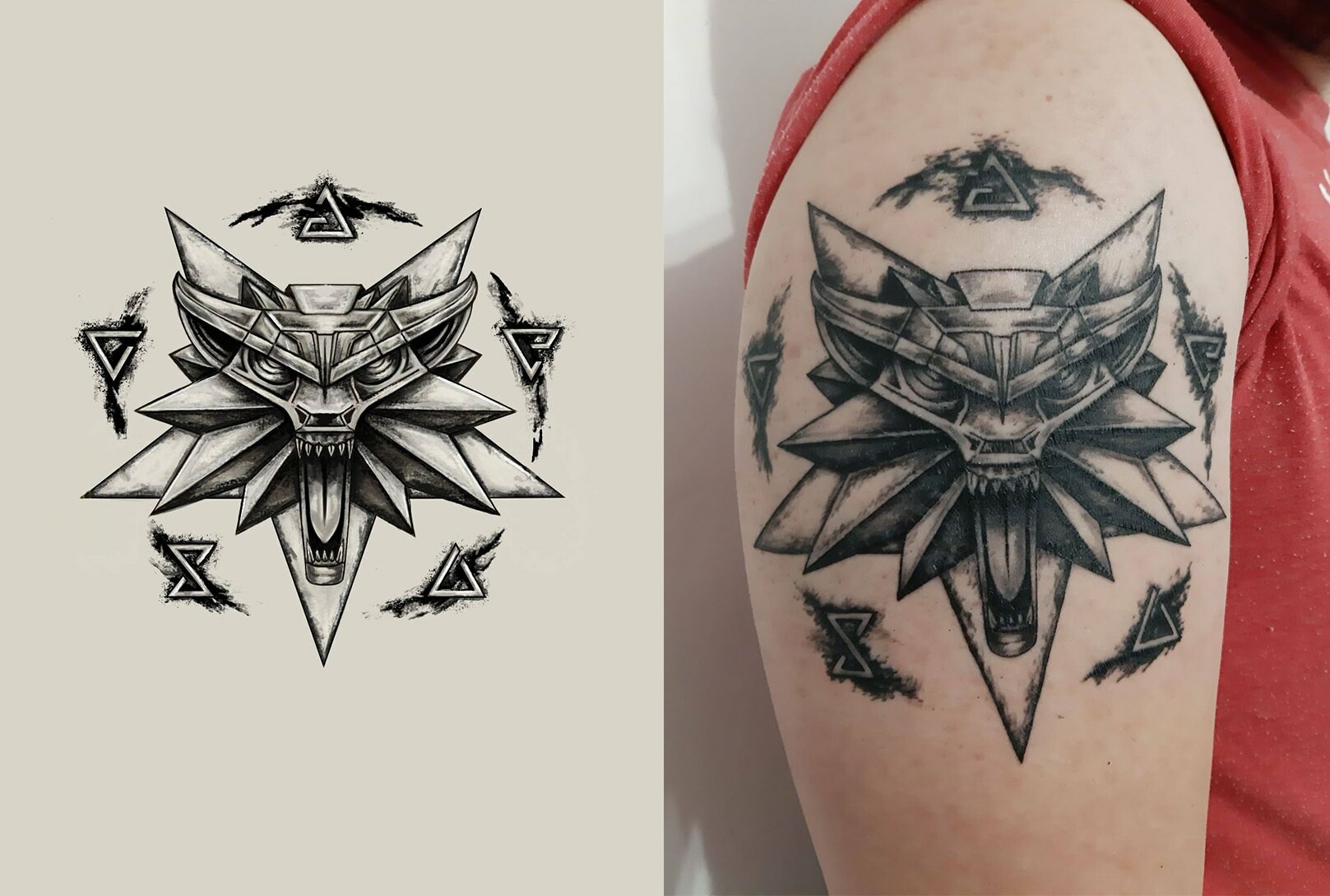 ArtStation - Witcher tattoo