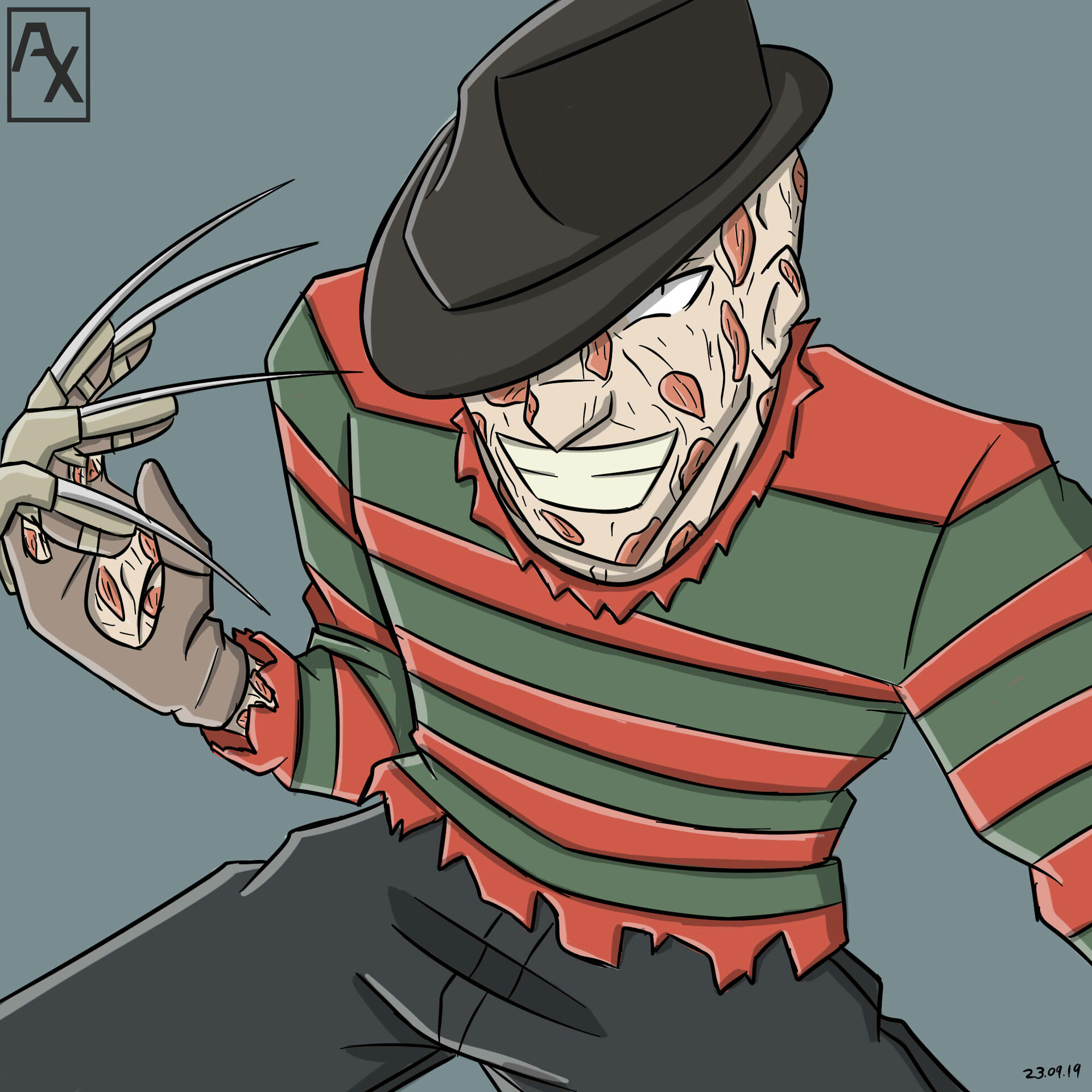 Artstation Freddy Krueger Fan Art