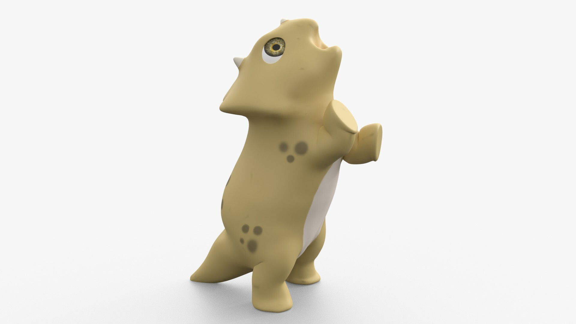 Artstation Cartoon Baby Triceratops Do Uripo