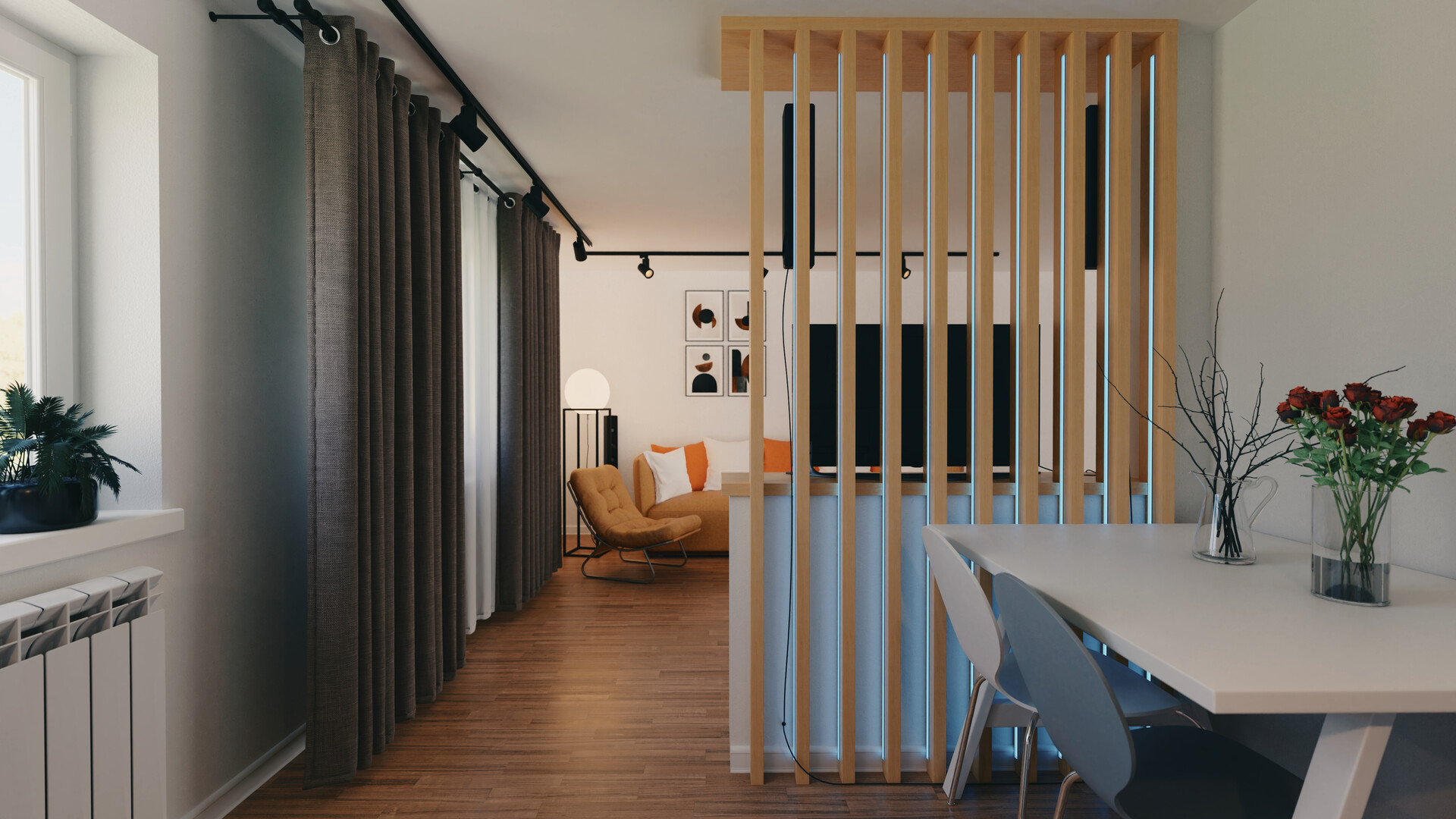 Artstation Small Apartment Design Concept Mediabox Studio
