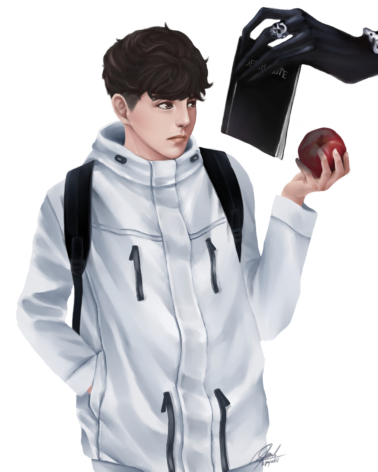 Artstation Minoru Tanaka Kira Death Note One Shot Reza Fadilah The story follows light yagami, a teen genius who stumbles across a mysterious otherworldly notebook: death note one shot reza fadilah