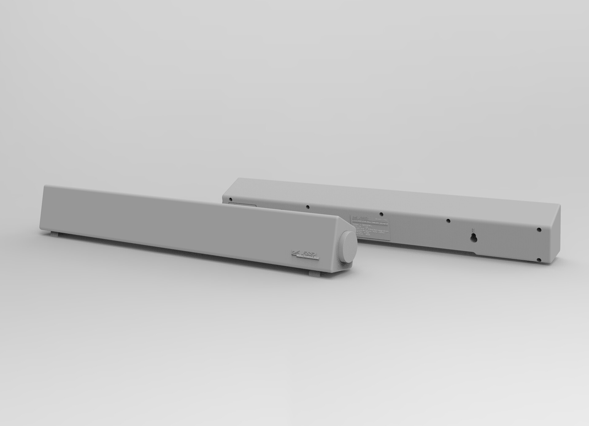 f and d mini sound bar