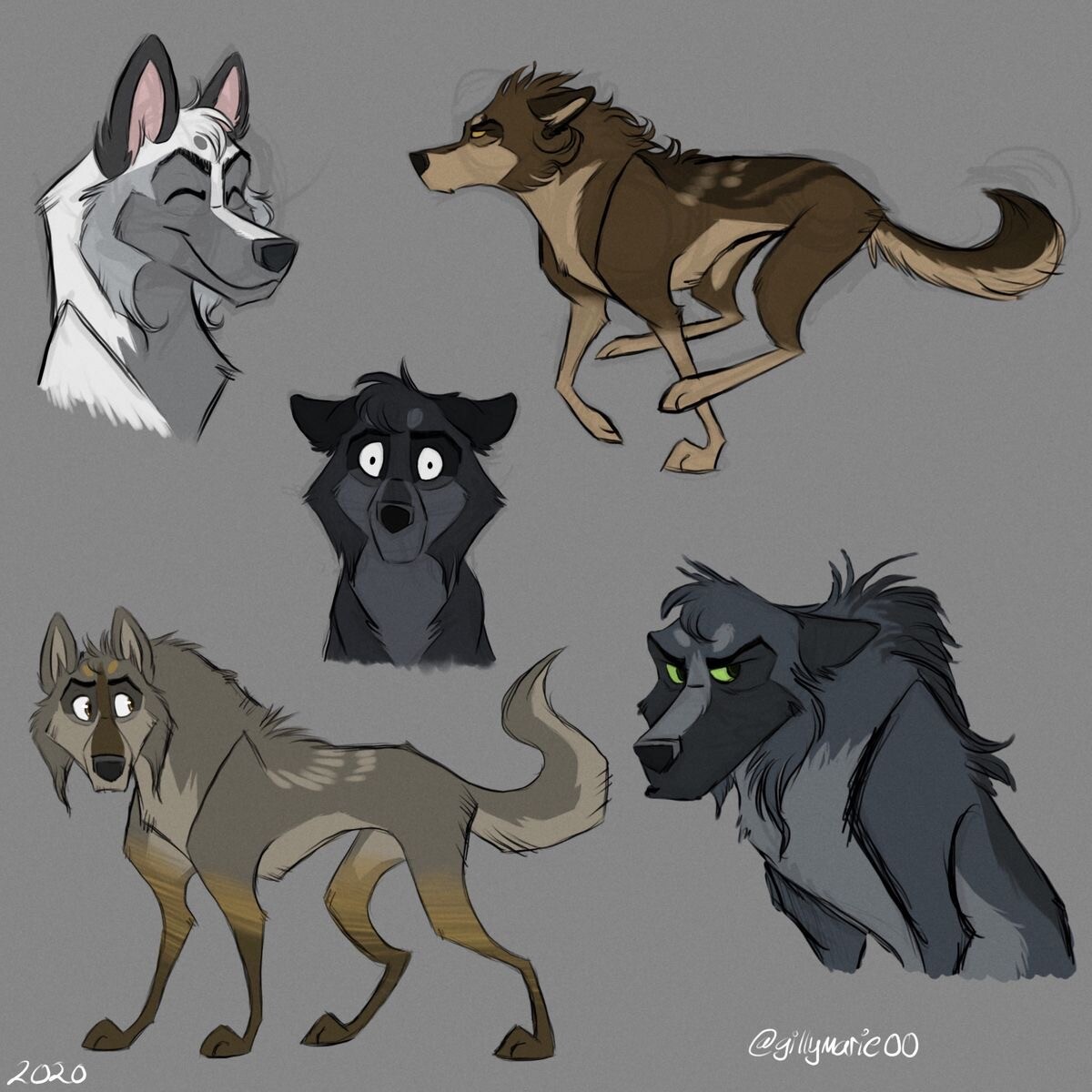 ArtStation Wolf Character Design