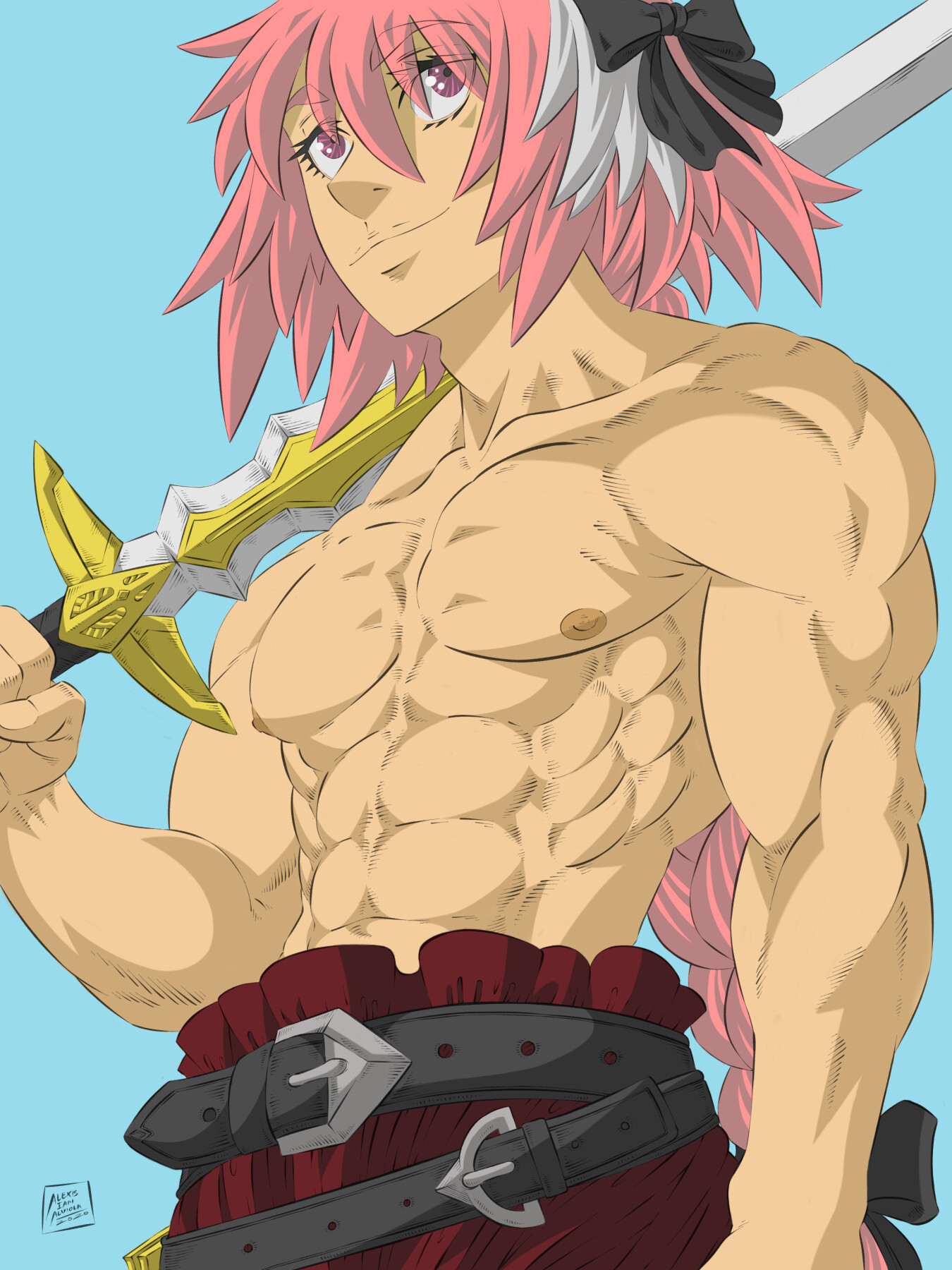 Artstation Shirtless But It S A Trap Alexis Ian Alviola