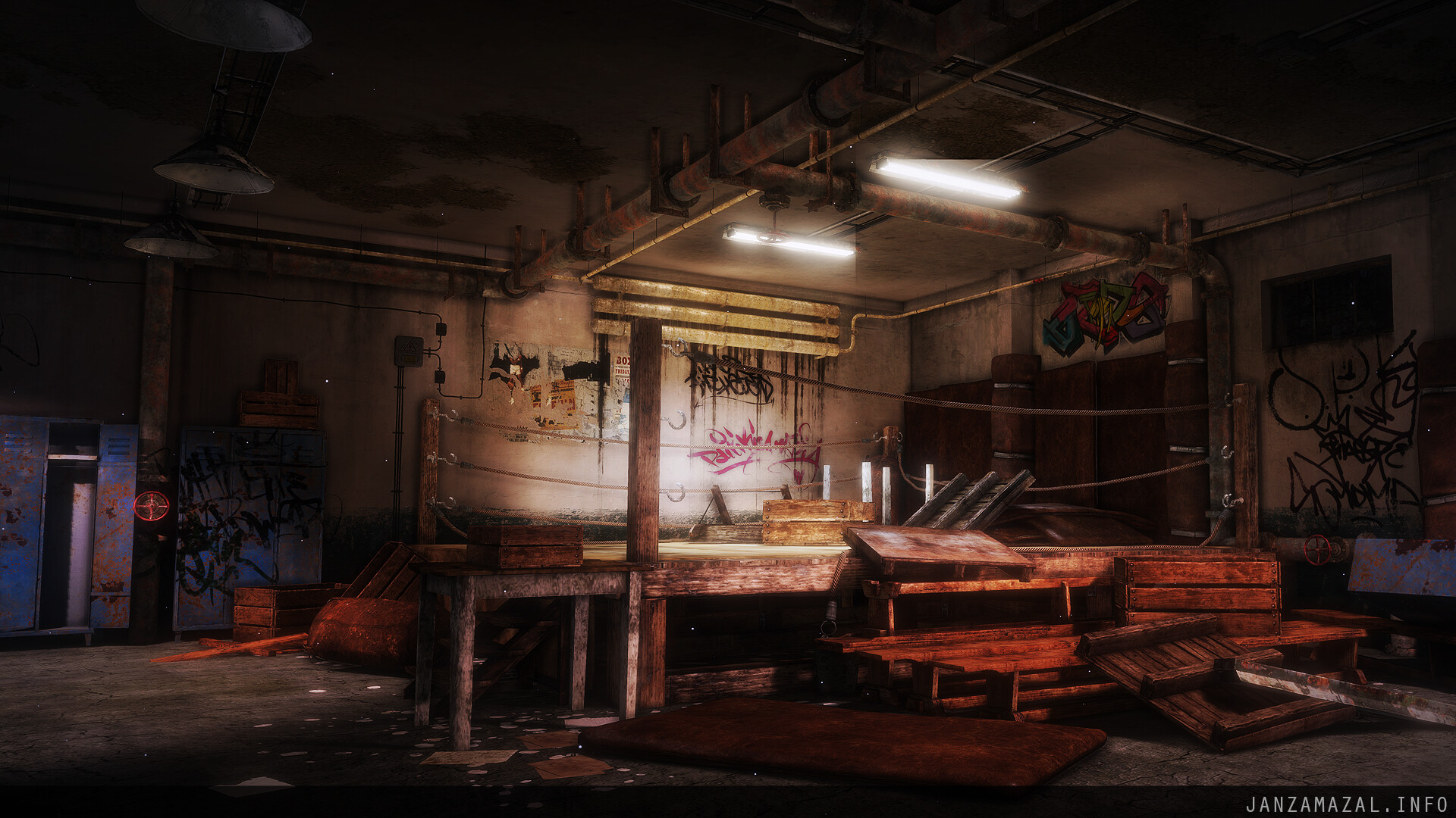 jan zamazal abandoned boxing gym