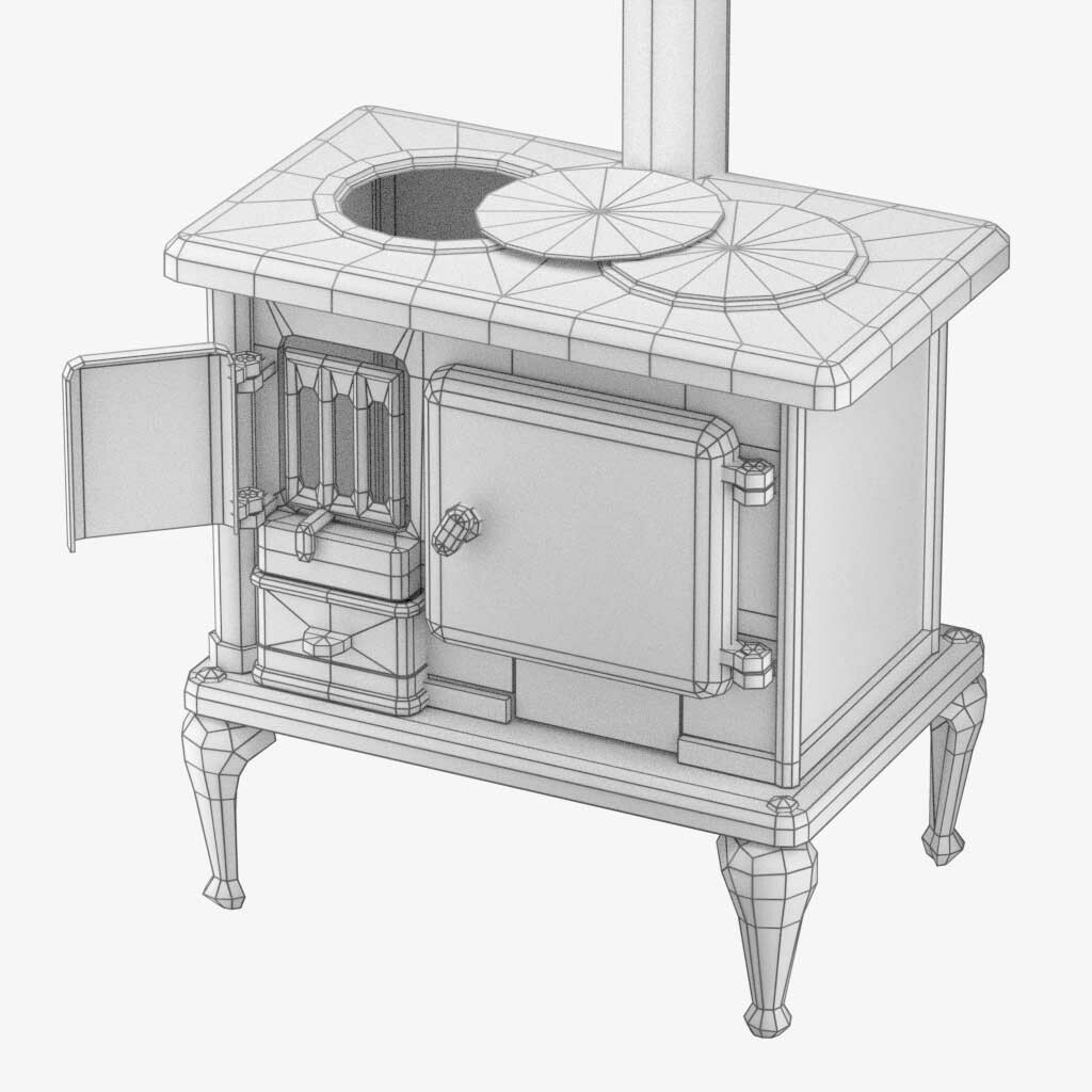 Fondue Burner, 3D CAD Model Library