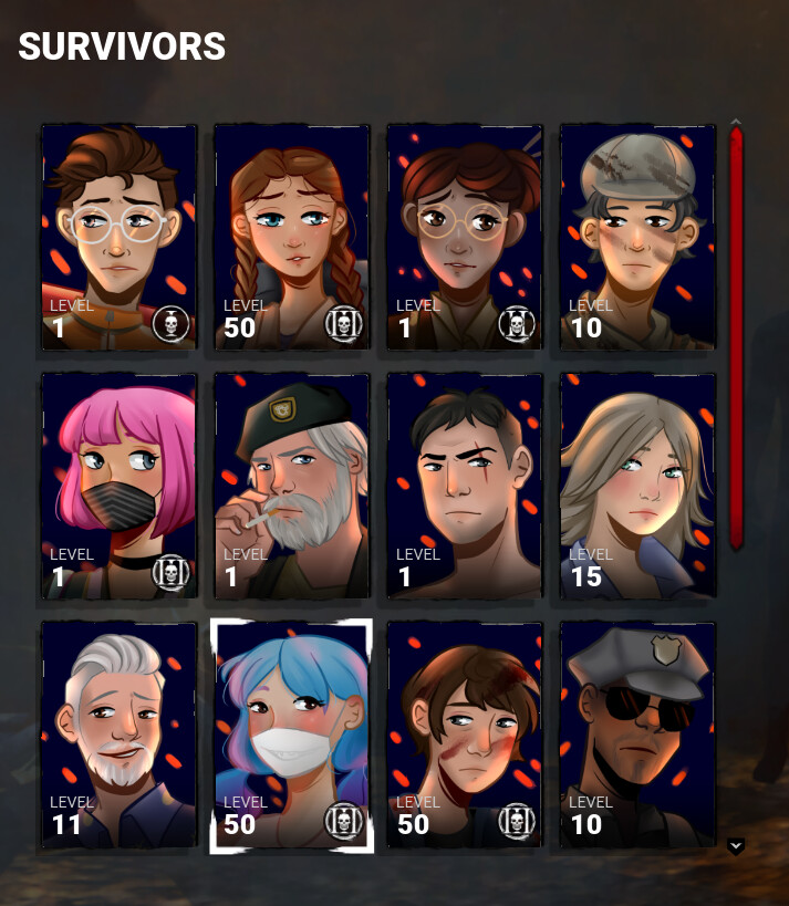 Artstation Dead By Daylight Character Portraits Amy Goodman,Black And White Floral Background Hd
