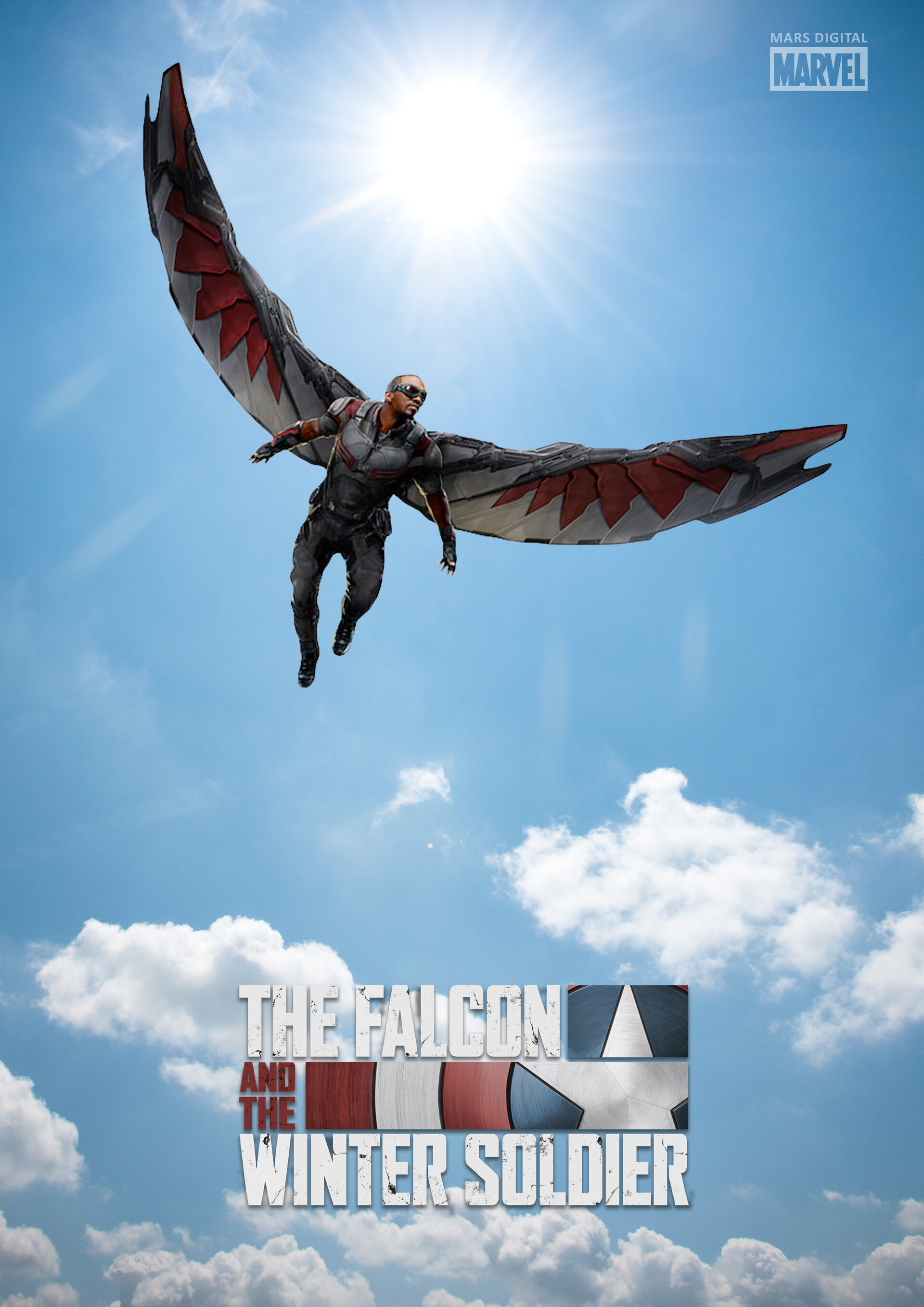 Artstation Poster The Falcon From The Falcon And The Winter