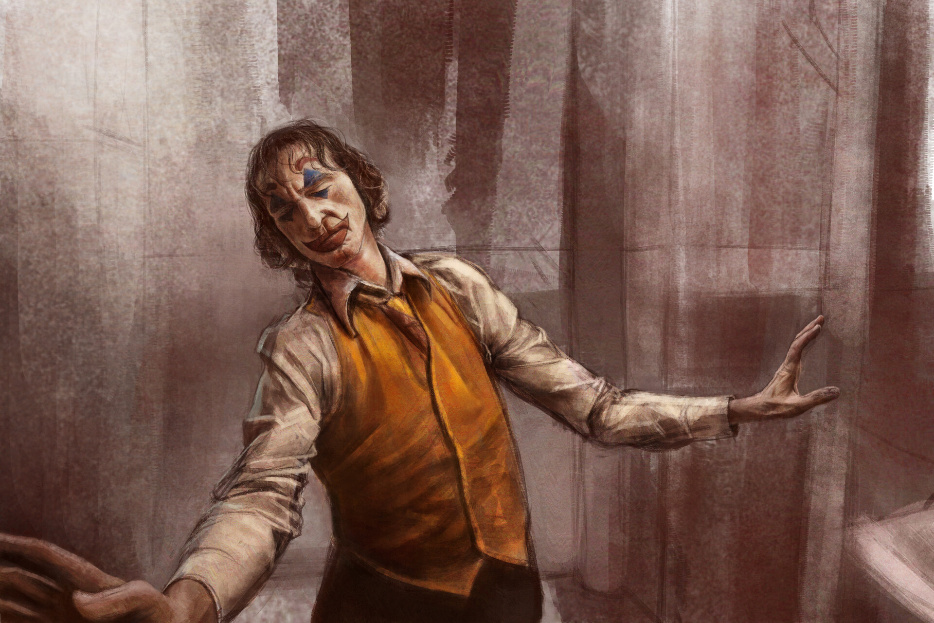 Artstation Joker Bathroom Scene Wilder Rojas