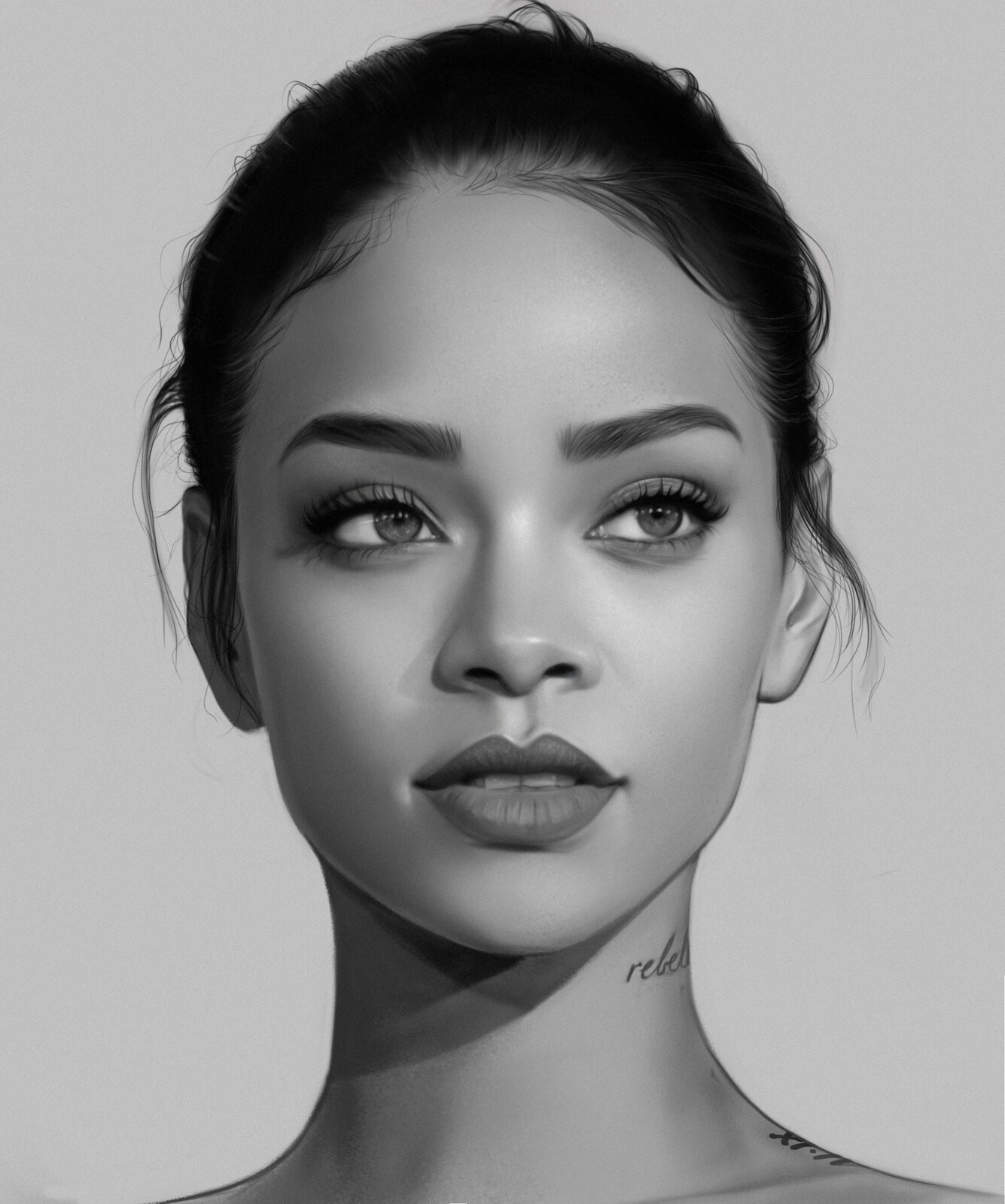 Rihanna drawing