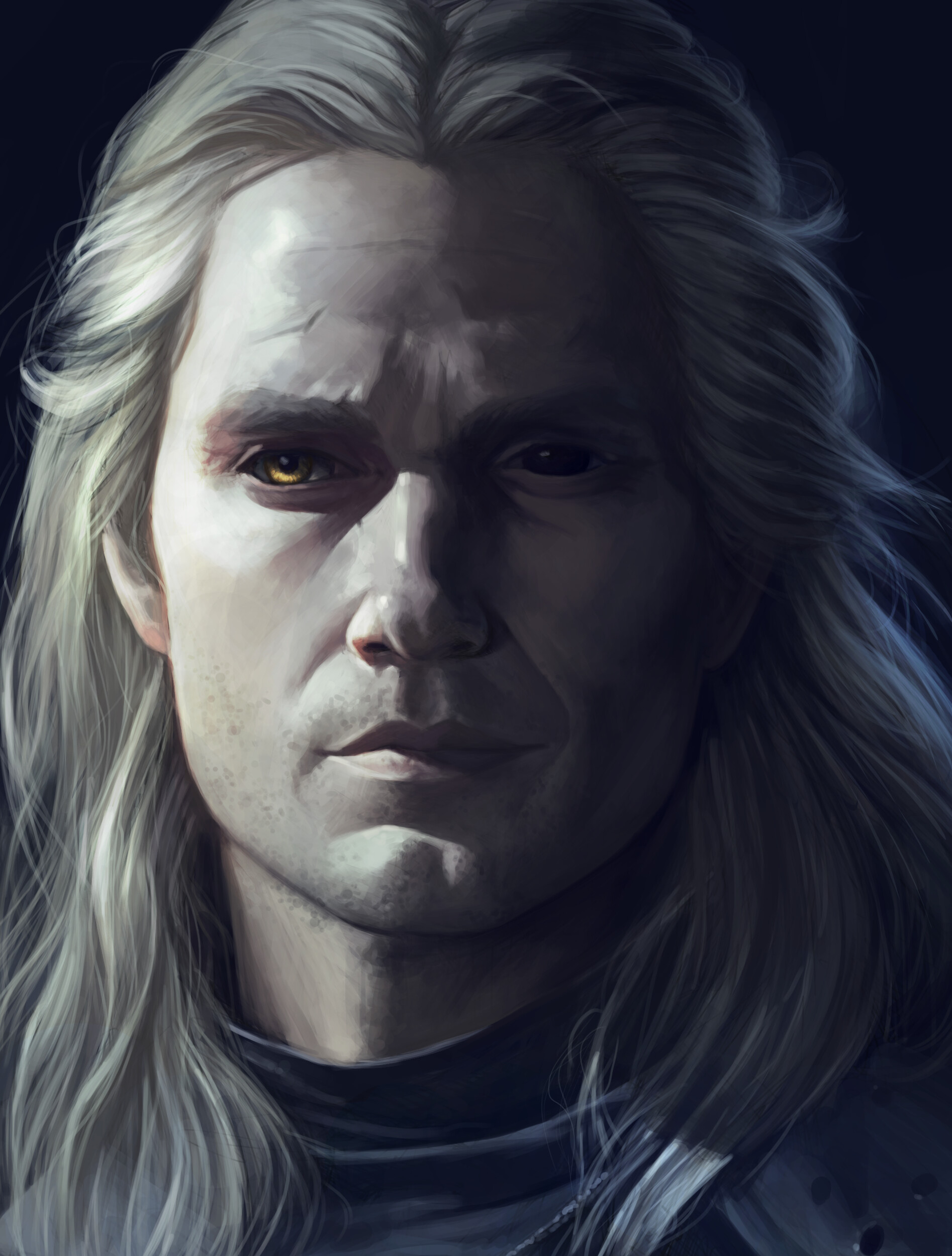 Geralt Von Riva Narbe Im Gesicht L Haupt - Geralt of Rivia - Portrait