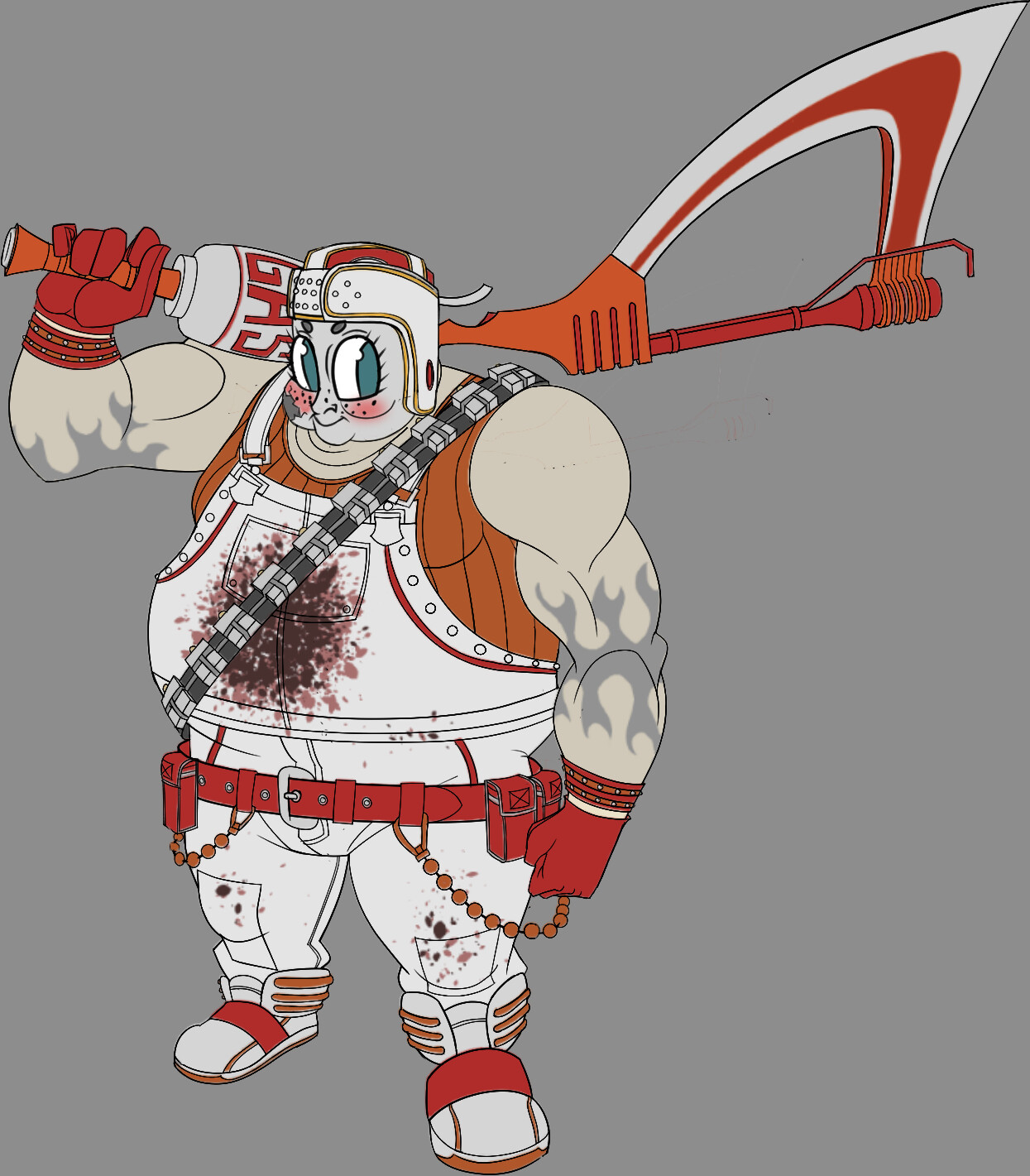 Jonathan Navas No More Heroes 2 Character Lineart, Colors, and Renders