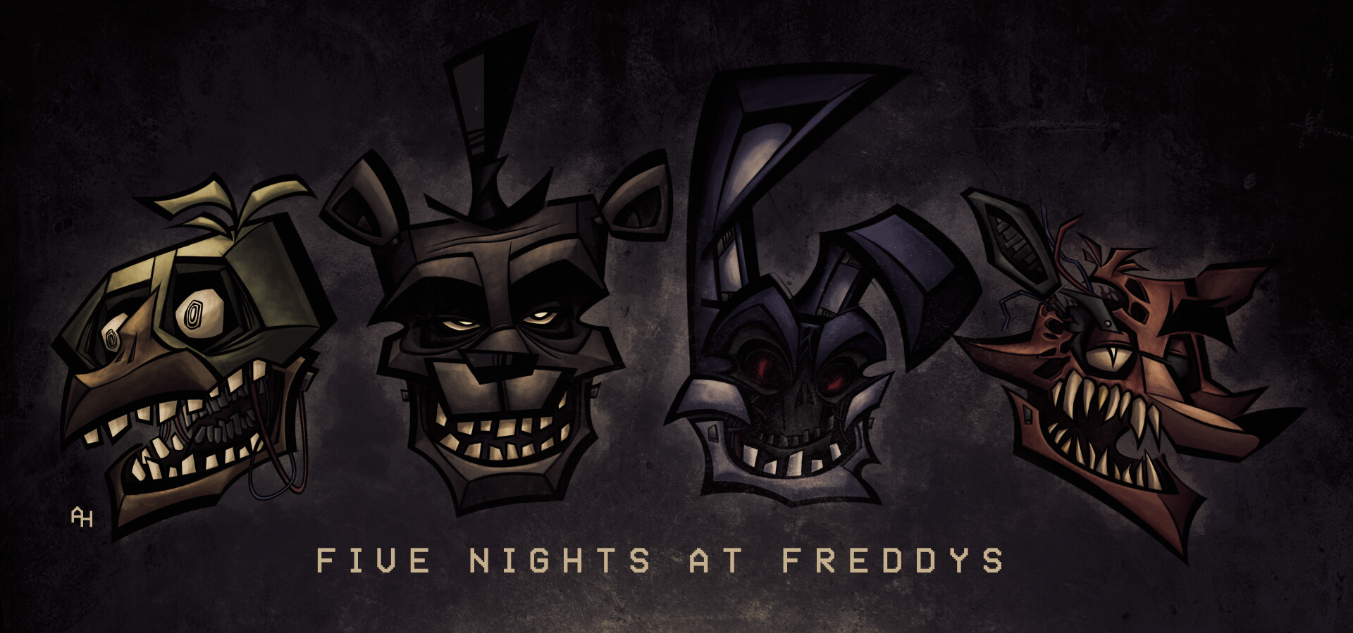 Five Nights At Freddys FNAF Scary Mask Foxy, Chica, Freddy