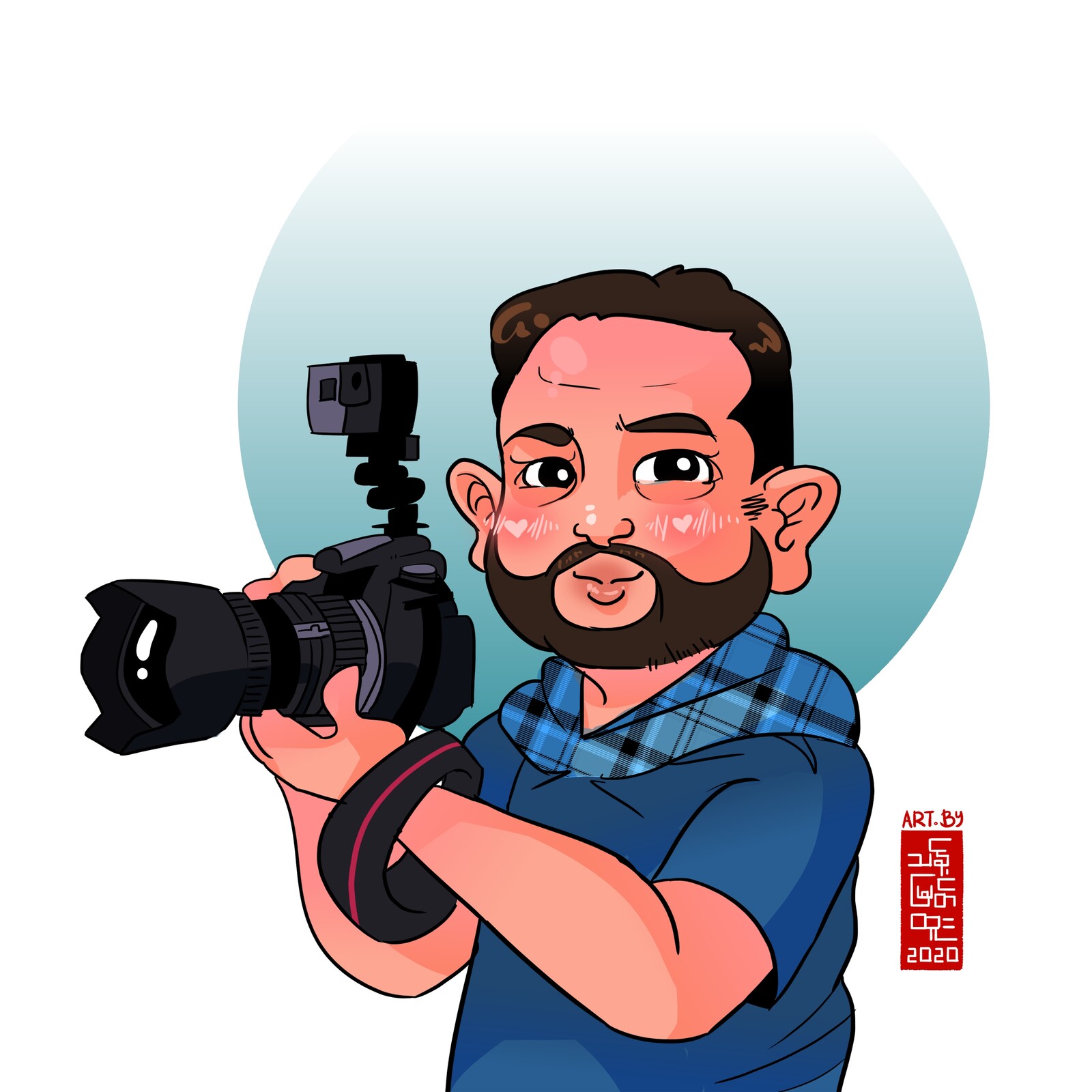 A camera man