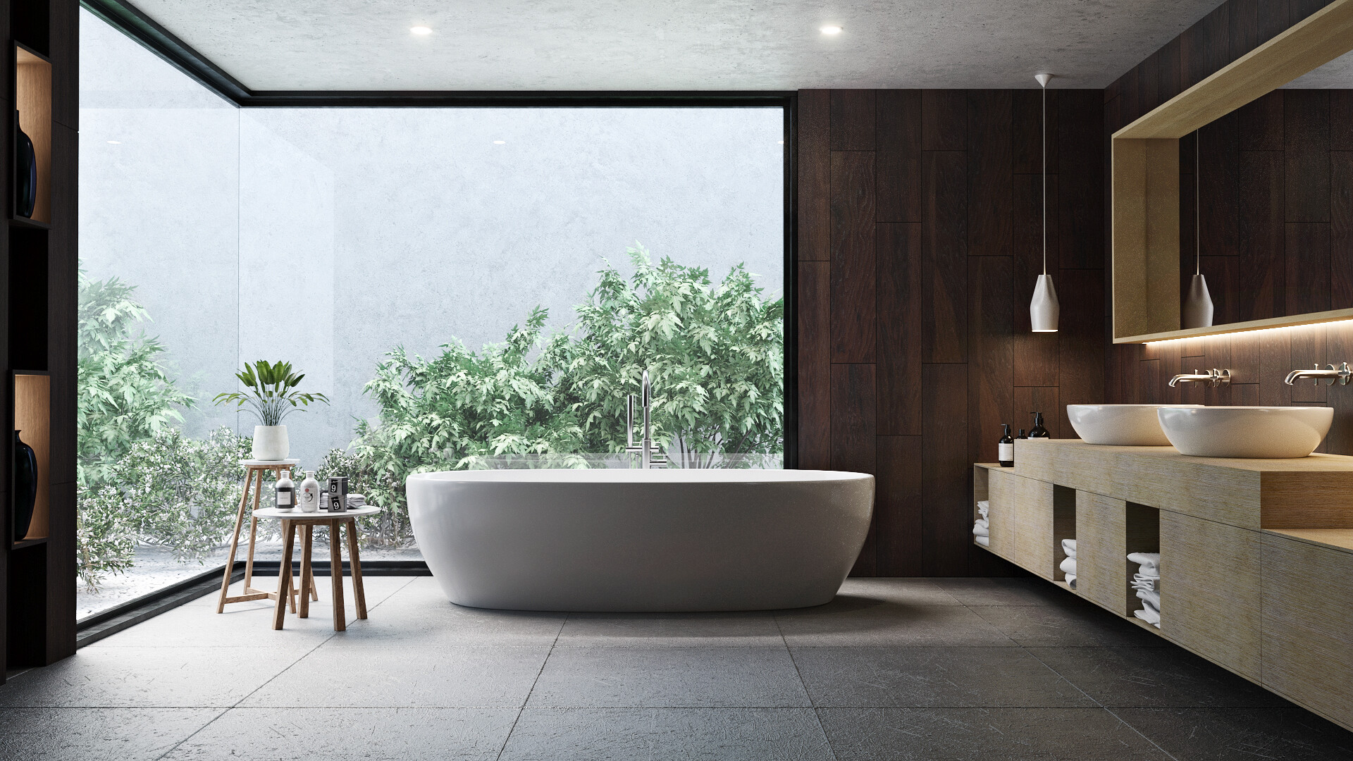 Miguel Perez Natural Bathroom