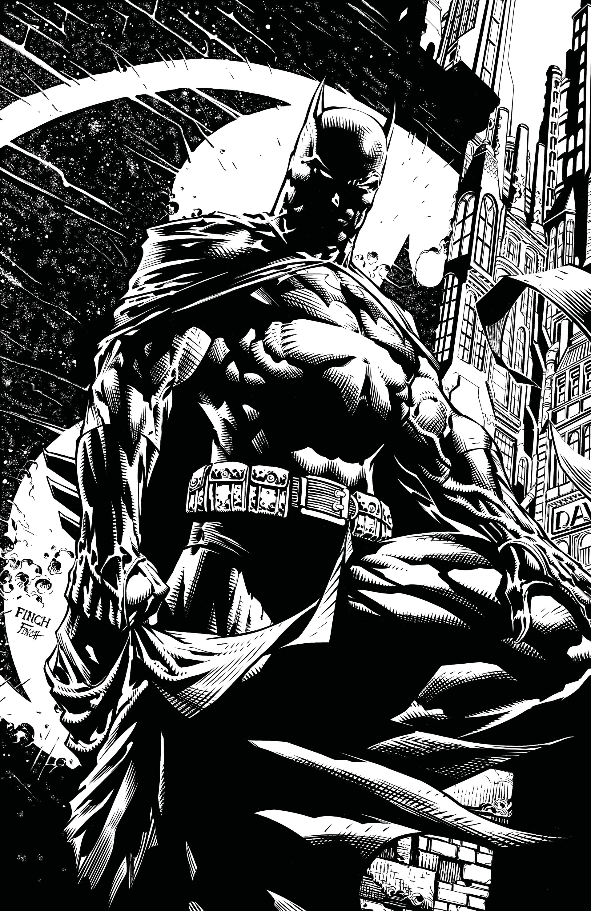 Artstation The Dark Knight Batman Inks