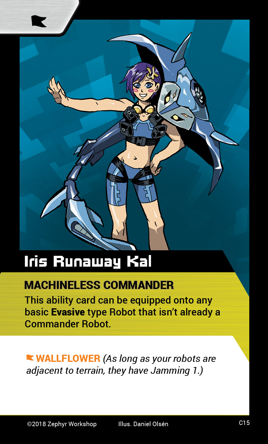 Emily Hancock - Robot Commander / Idol Singer Kal! Promo Illustration A.E.G.I.S