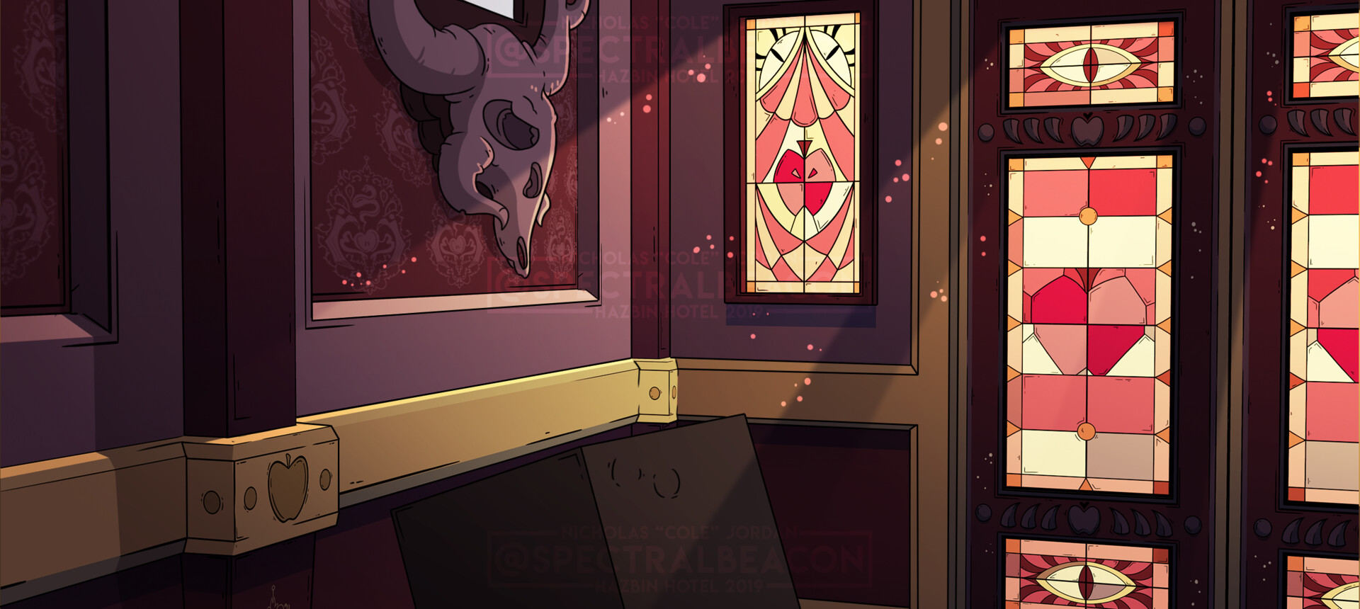 Nicholas (Cole) Jordan - Hazbin Hotel: Alastor Intro Backgrounds