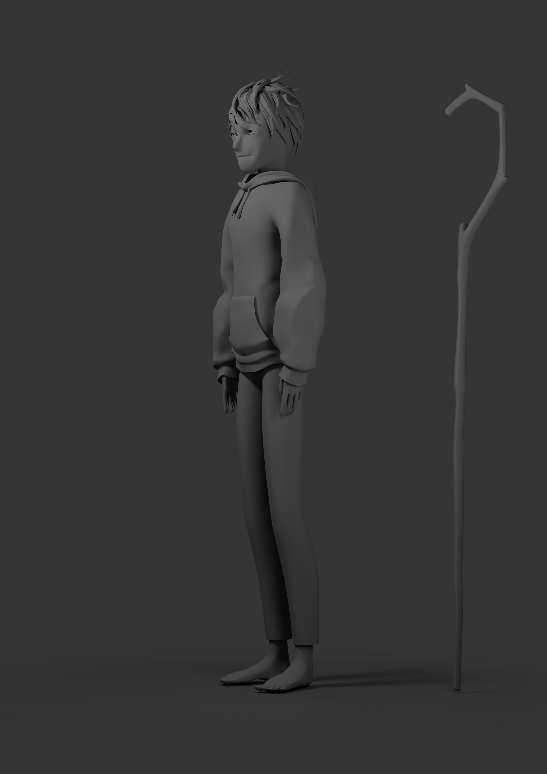 Artstation Jack Frost 3d Model Hui Ling Ong