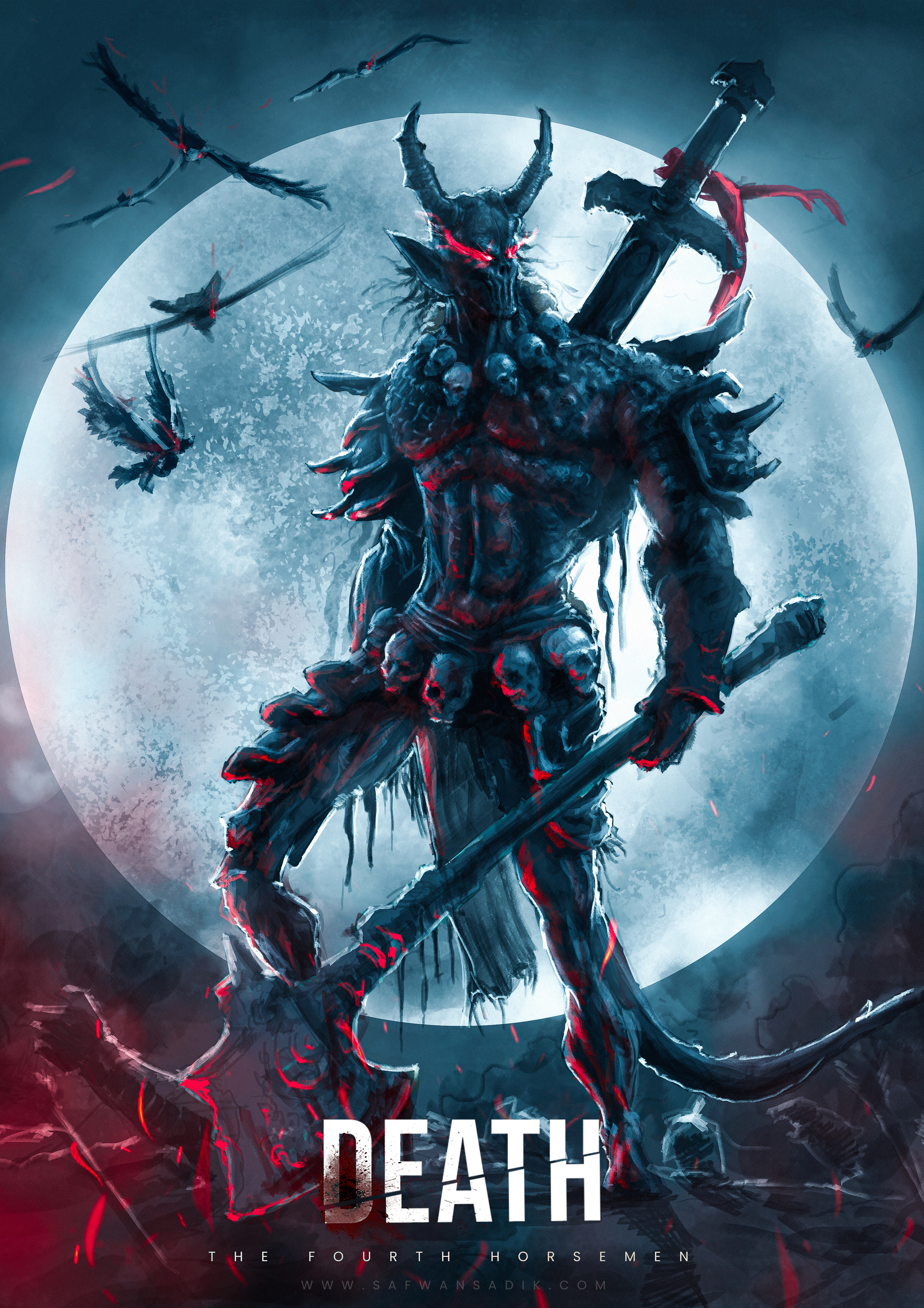 DEATH - THE FOURTH HORSEMEN - CONCEPT ART