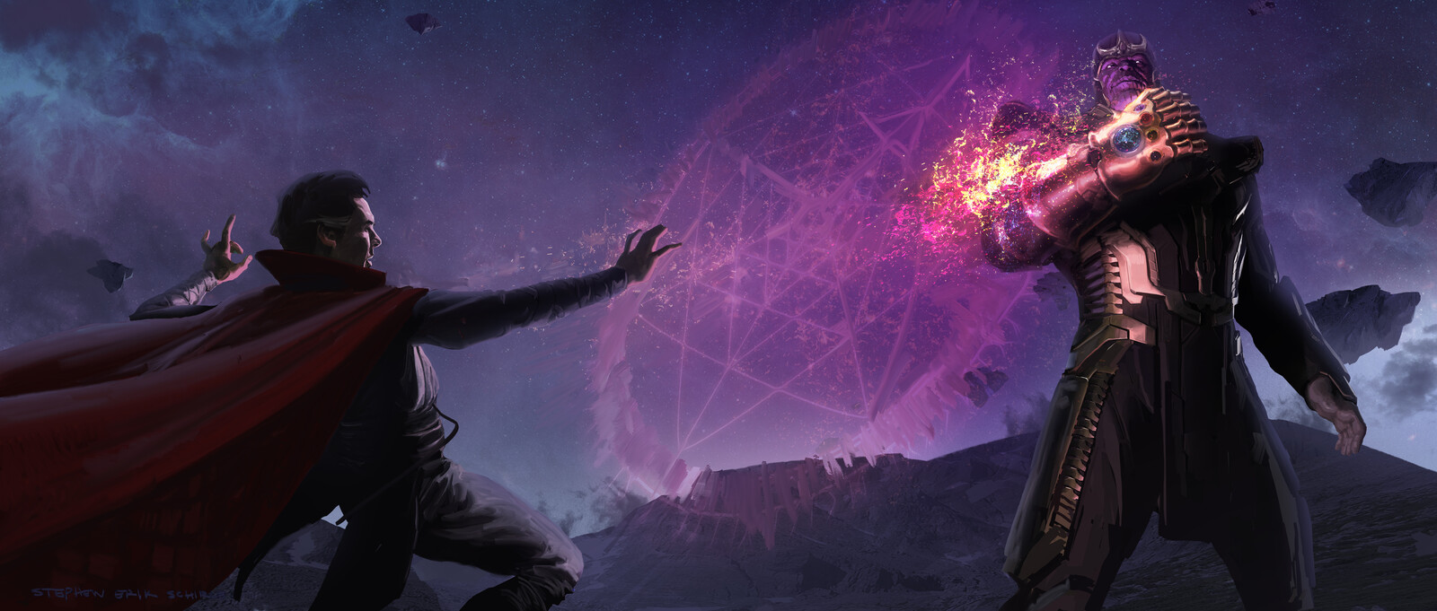 Strange Vs Thanos