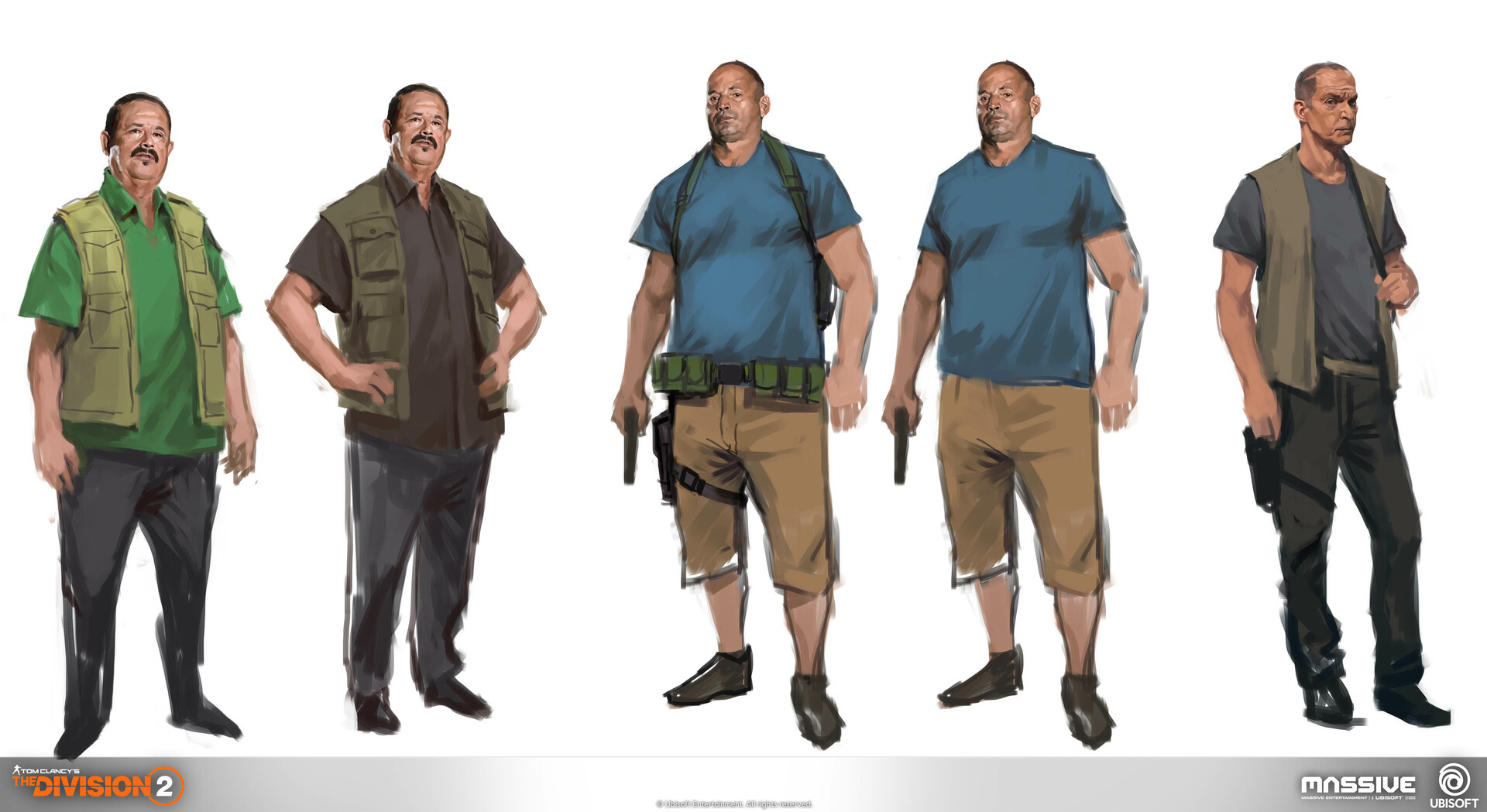 Miguel Iglesias - The division2- Character Concept art