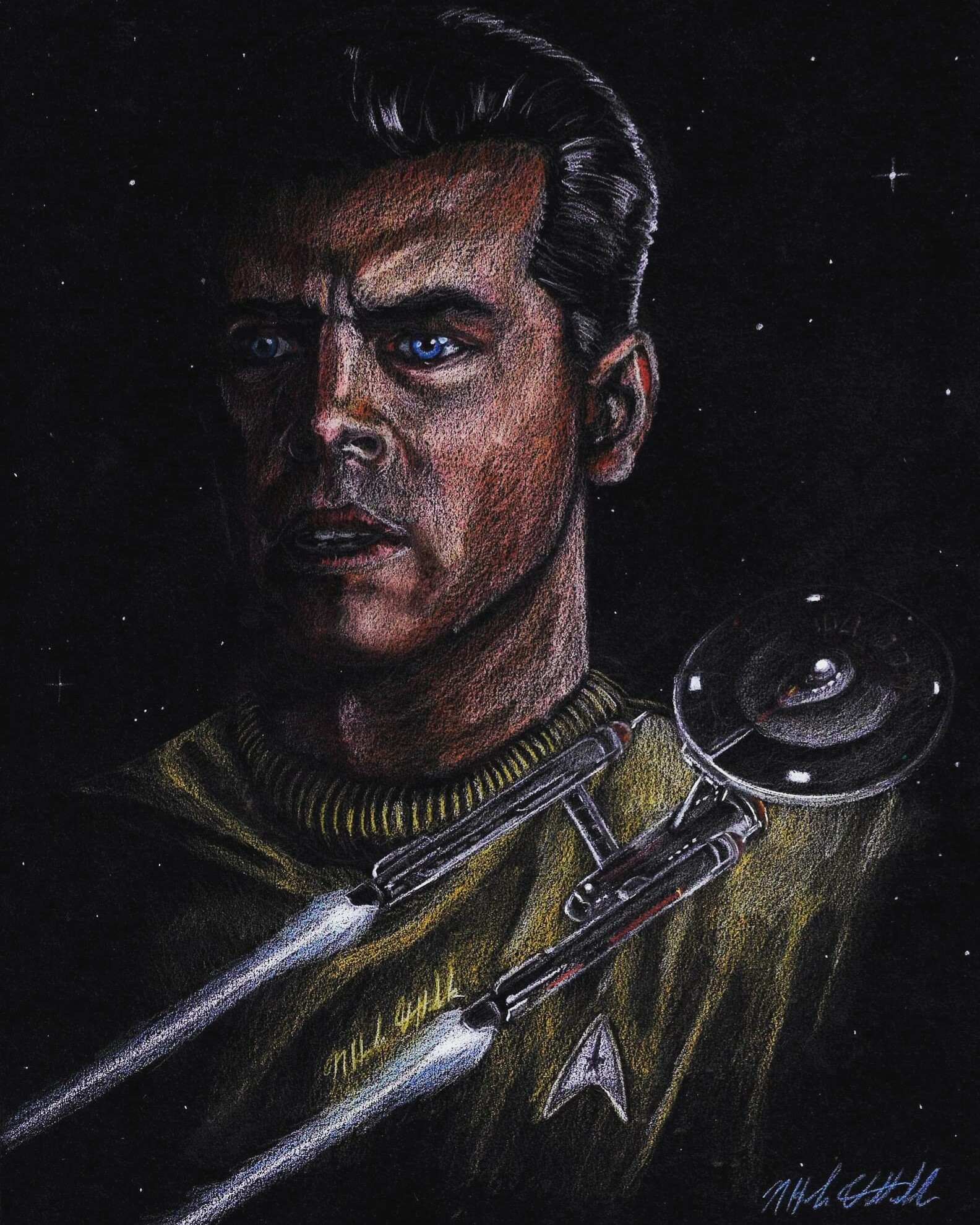 Download Captain Christopher Pike Star Trek PNG